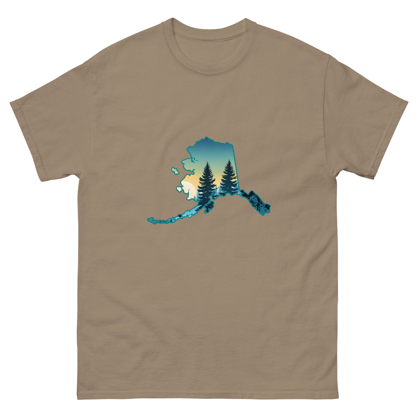 Alaska Sunset Forest Women's Classic Tee - Women's Shirts - Discovery Co.