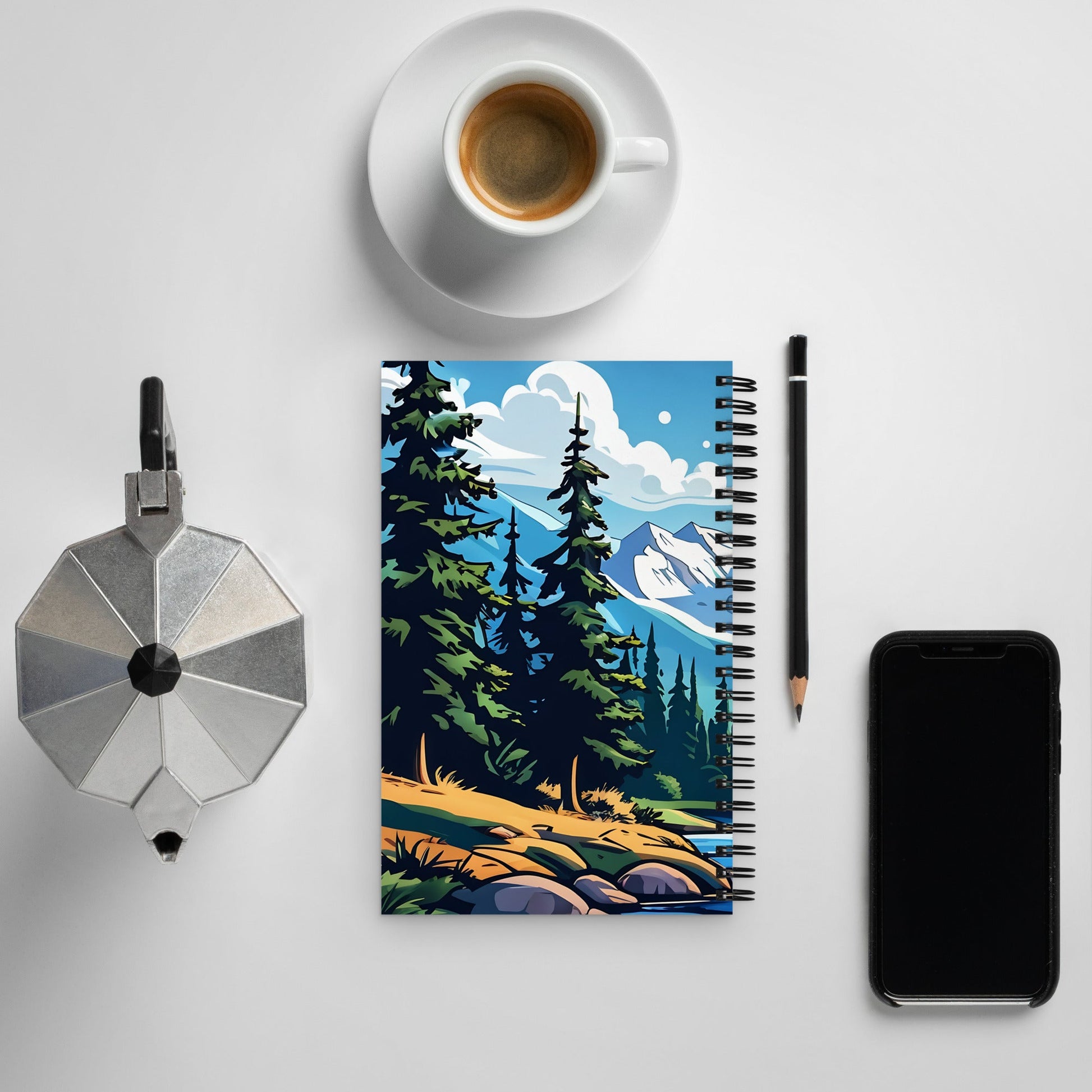 Alpine Forest Spiral Notebook - Spiral Notebooks - Discovery Co.