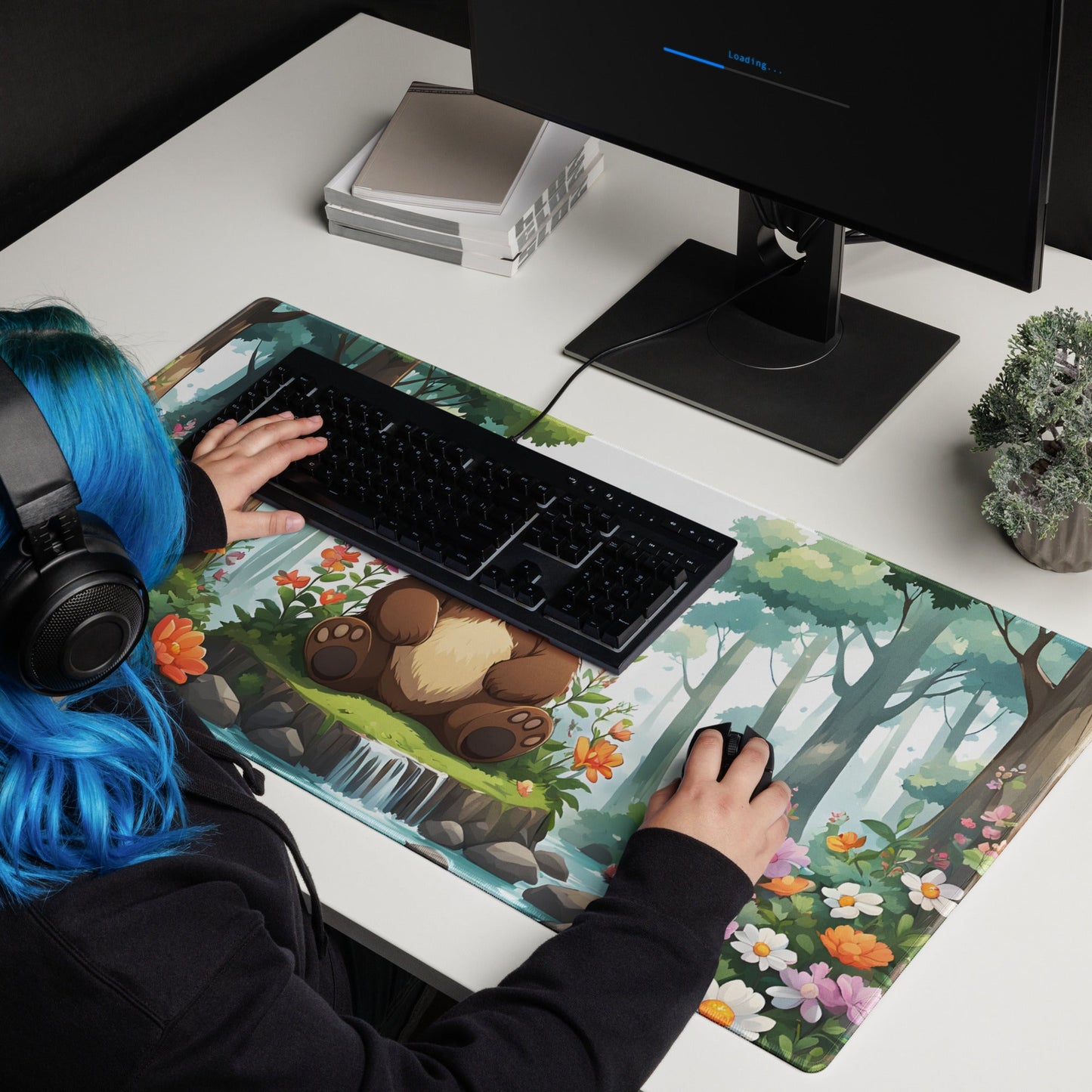 Anime Bear Gaming Mouse Pad - Mouse Pads - Discovery Co.