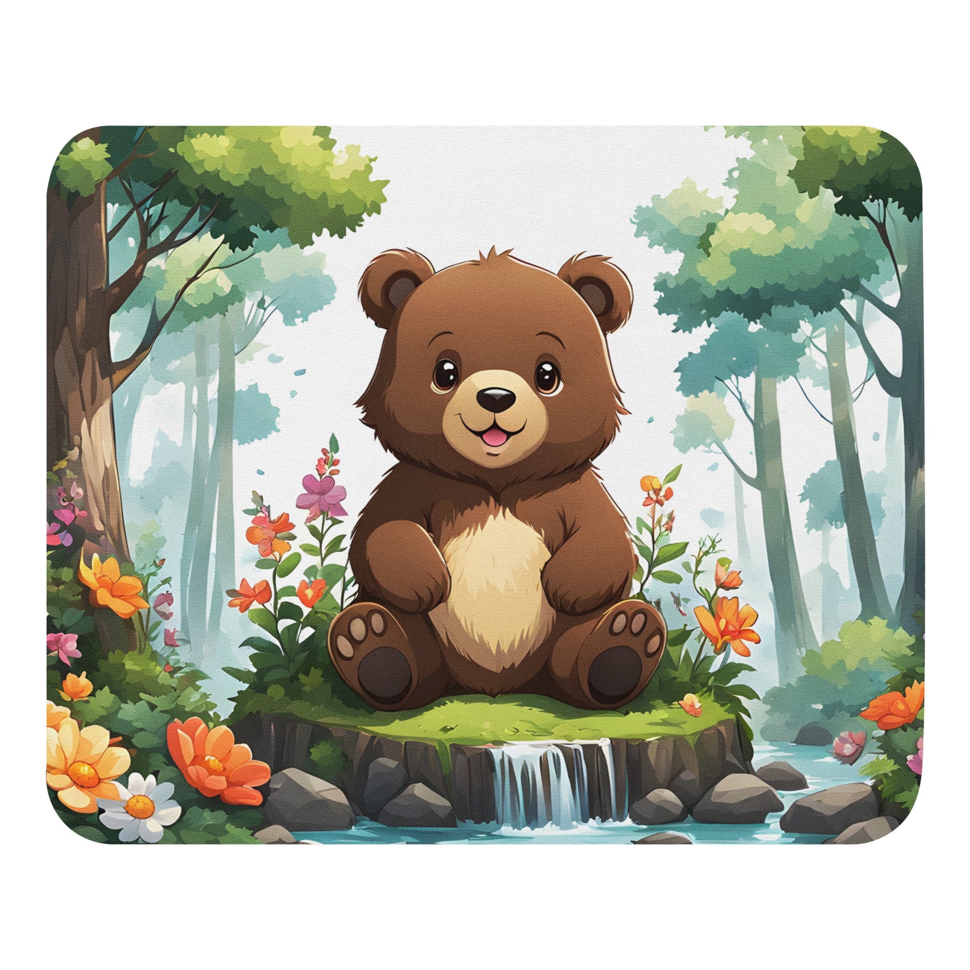 Anime Bear Mouse Pad - Mouse Pads - Discovery Co.