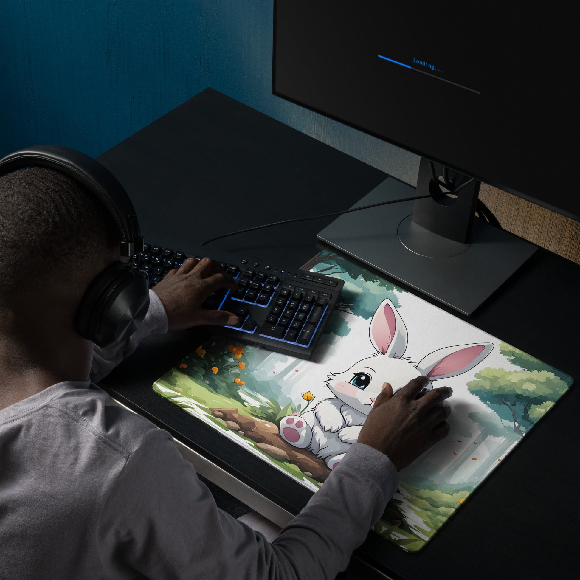 Anime Bunny Gaming Mouse Pad - Mouse Pads - Discovery Co.