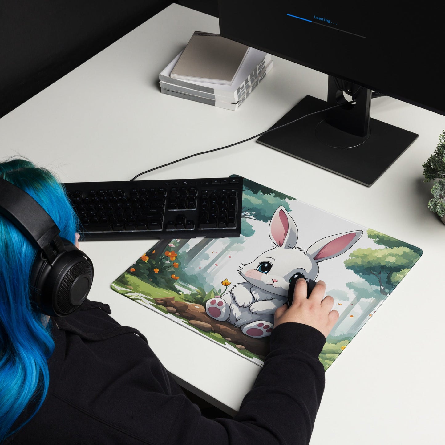 Anime Bunny Gaming Mouse Pad - Mouse Pads - Discovery Co.