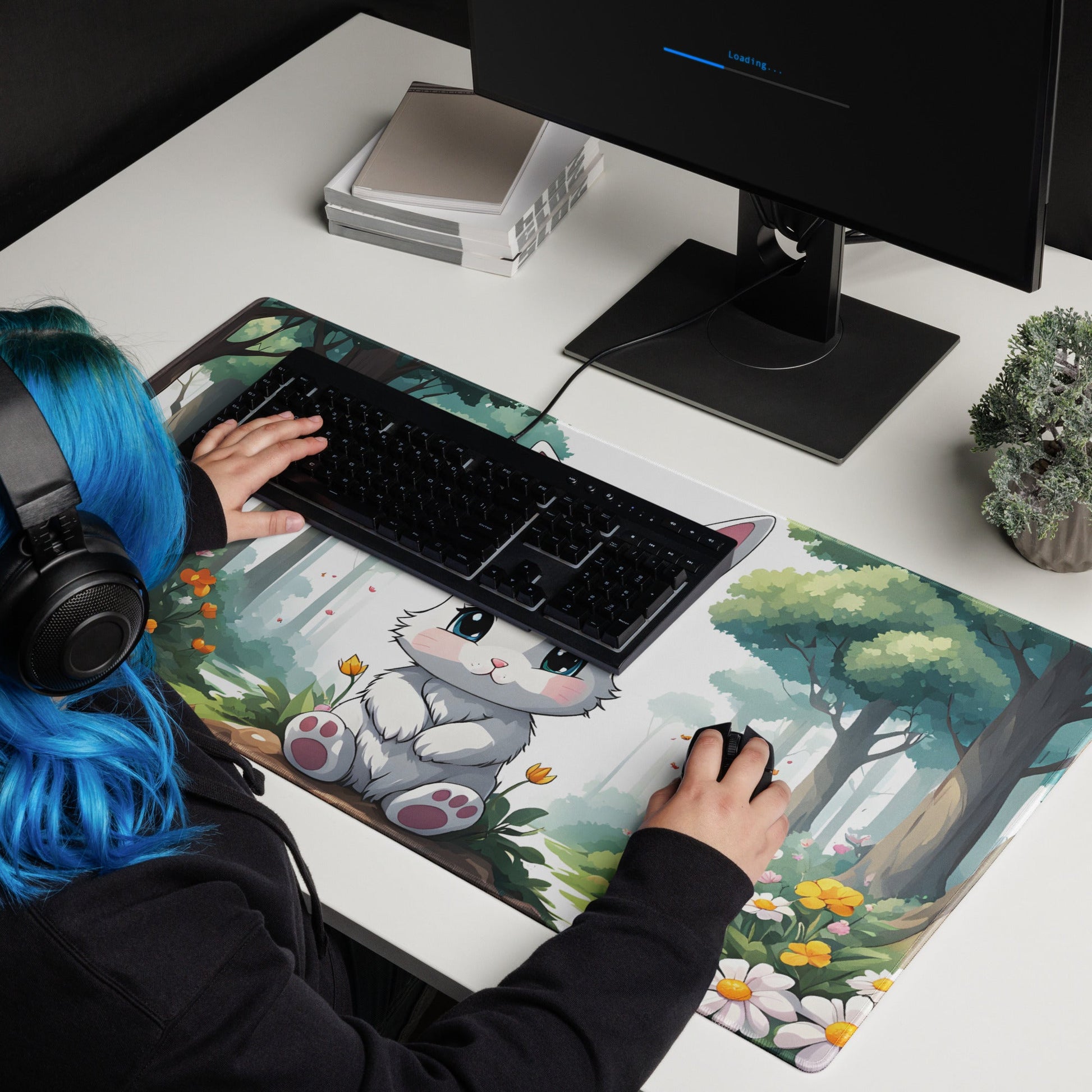 Anime Bunny Gaming Mouse Pad - Mouse Pads - Discovery Co.