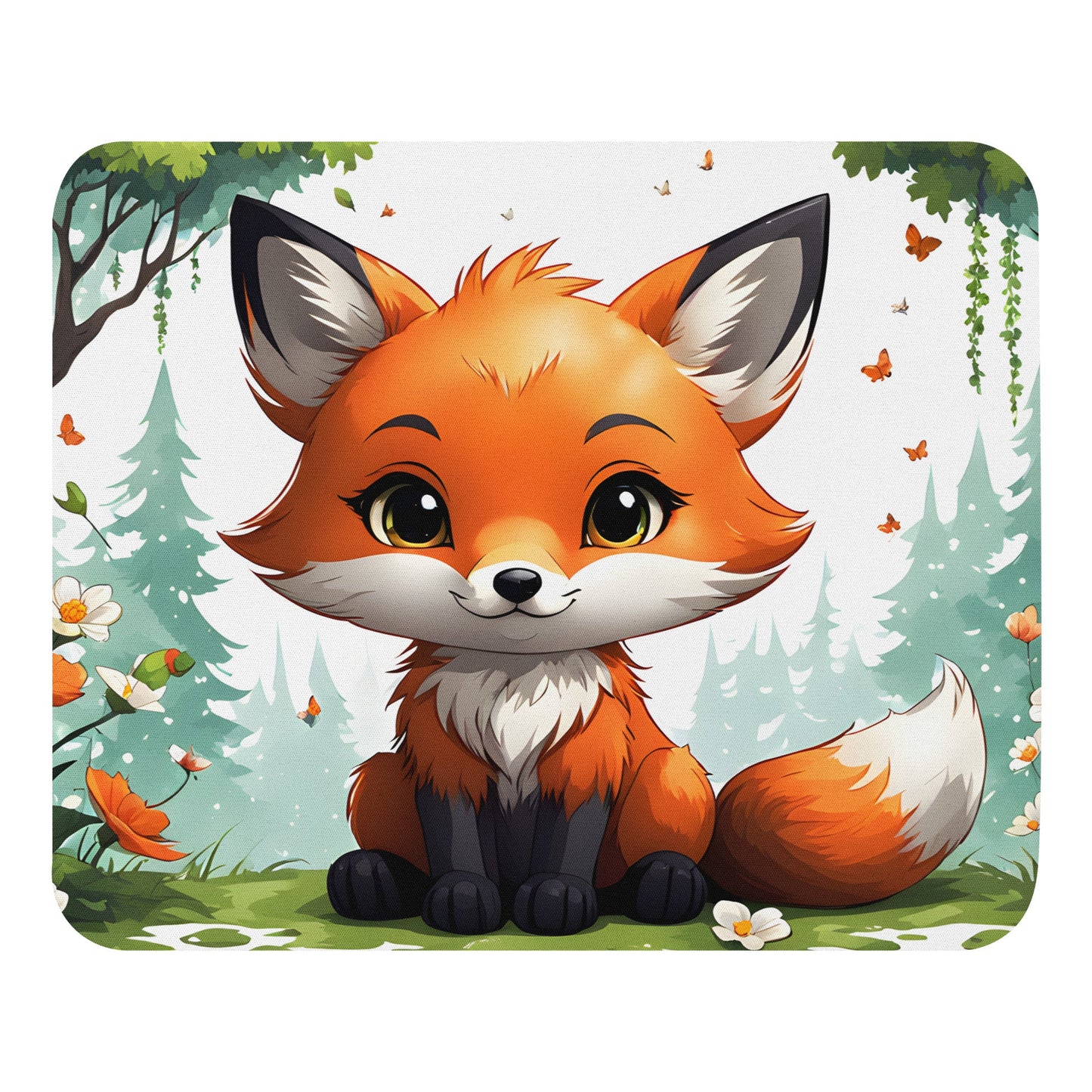 Anime Fox Mouse Pad - Mouse Pads - Discovery Co.