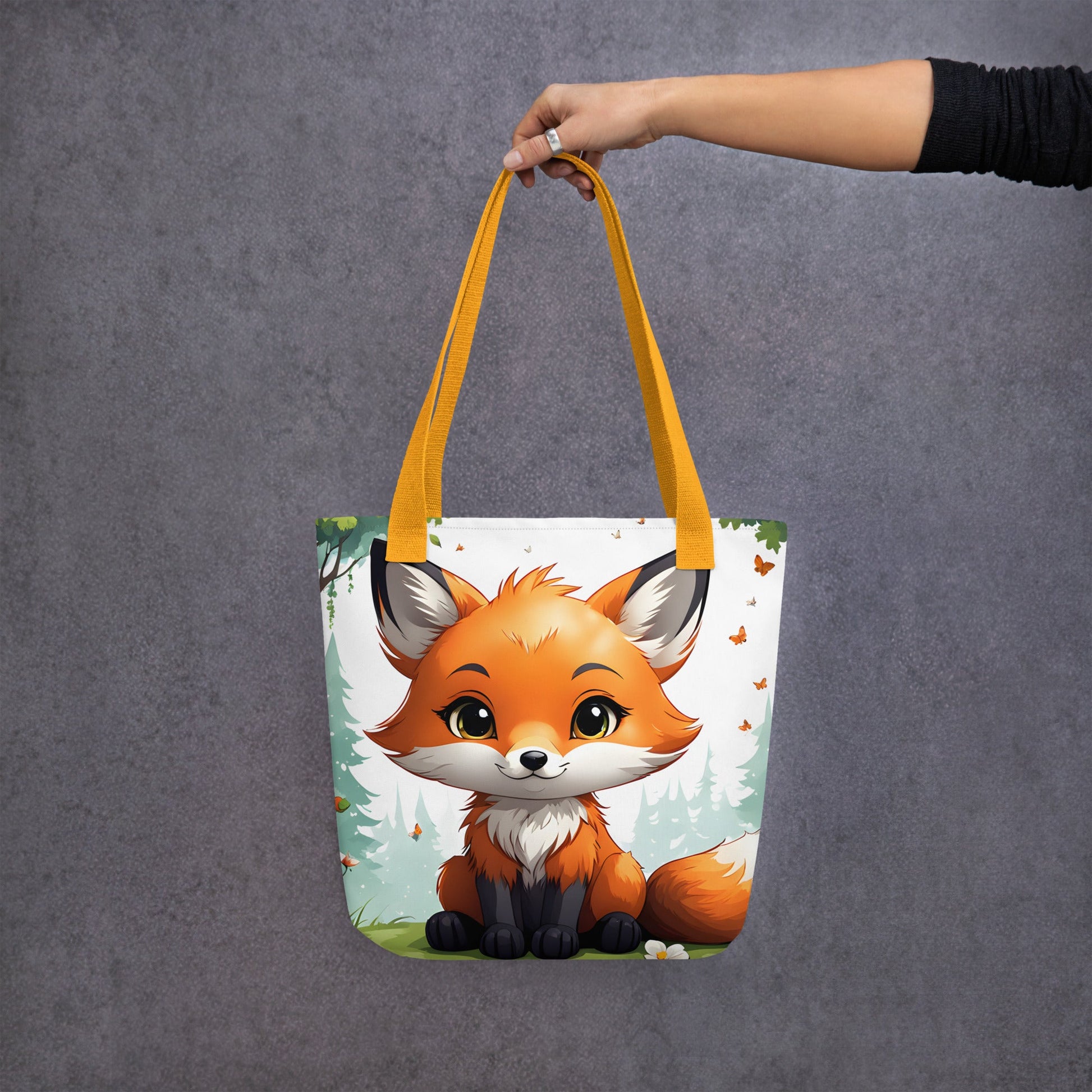 Anime Fox Tote Bag - Tote Bags - Discovery Co.