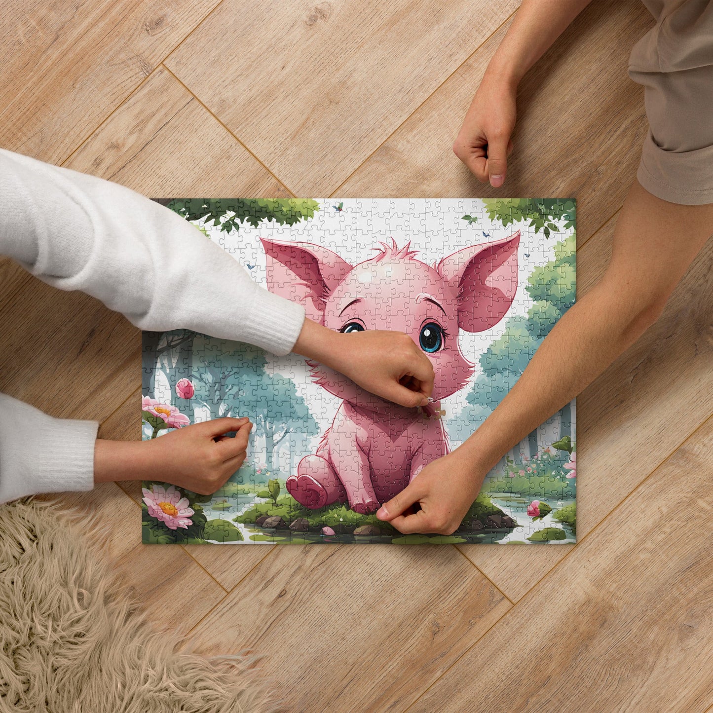 Anime Pig Jigsaw Puzzle - Puzzle - Discovery Co.