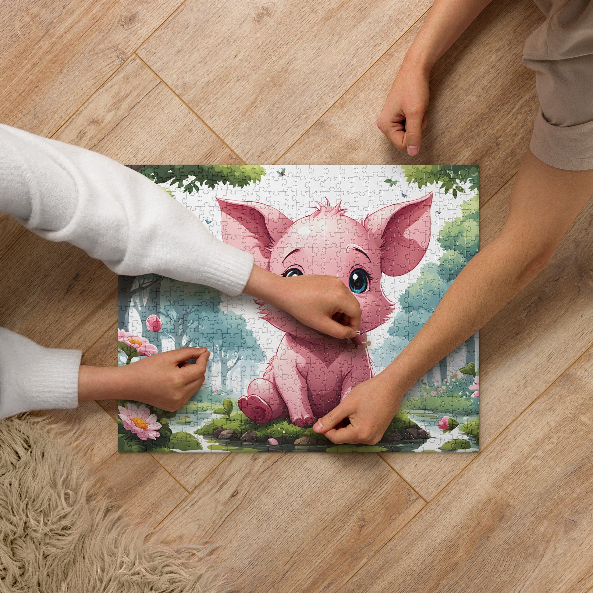 Anime Pig Jigsaw Puzzle - Puzzle - Discovery Co.