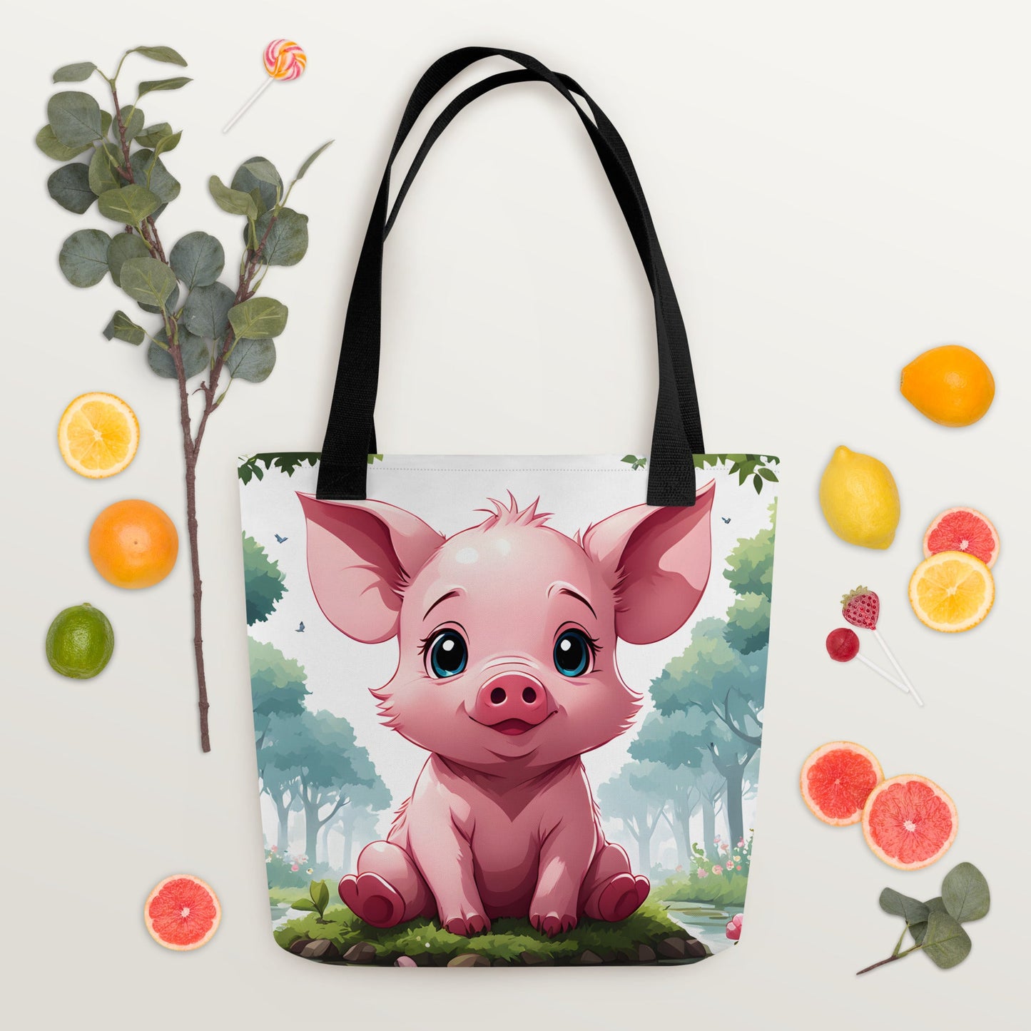 Anime Pig Tote Bag - Tote Bags - Discovery Co.