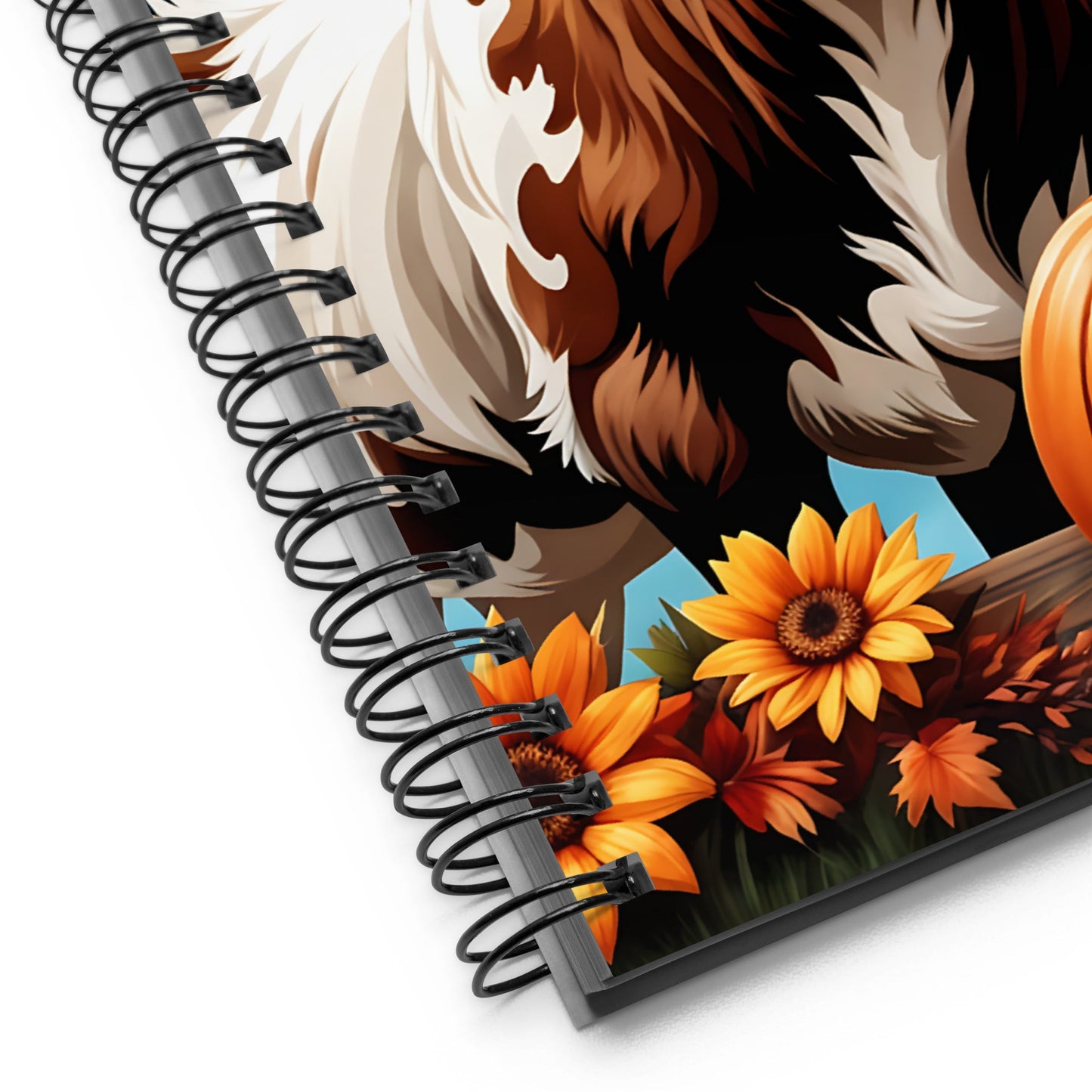 Autumn Longhorn Spiral Notebook - Spiral Notebooks - Discovery Co.