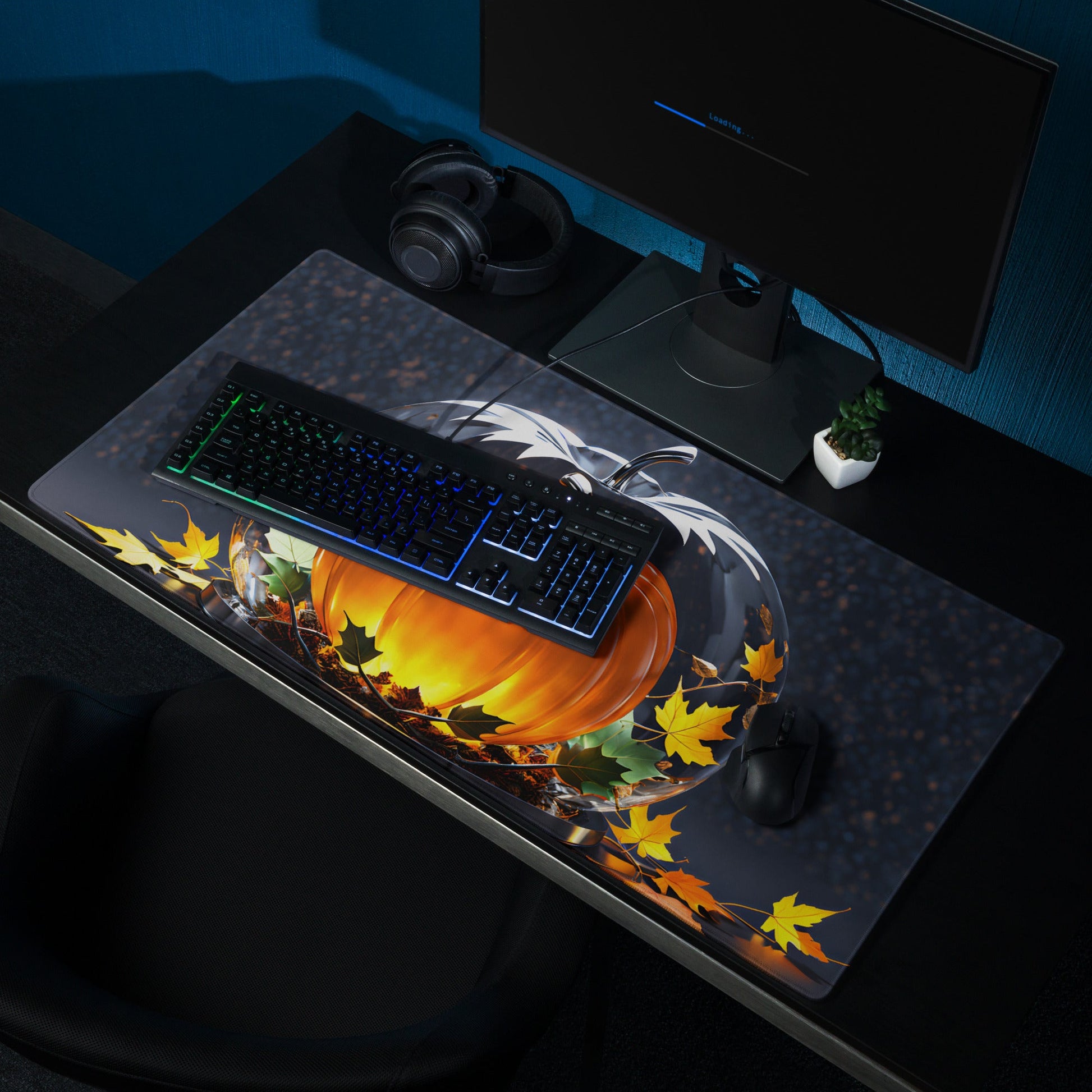 Autumn Pumpkin Gaming Mouse Pad - Mouse Pads - Discovery Co.