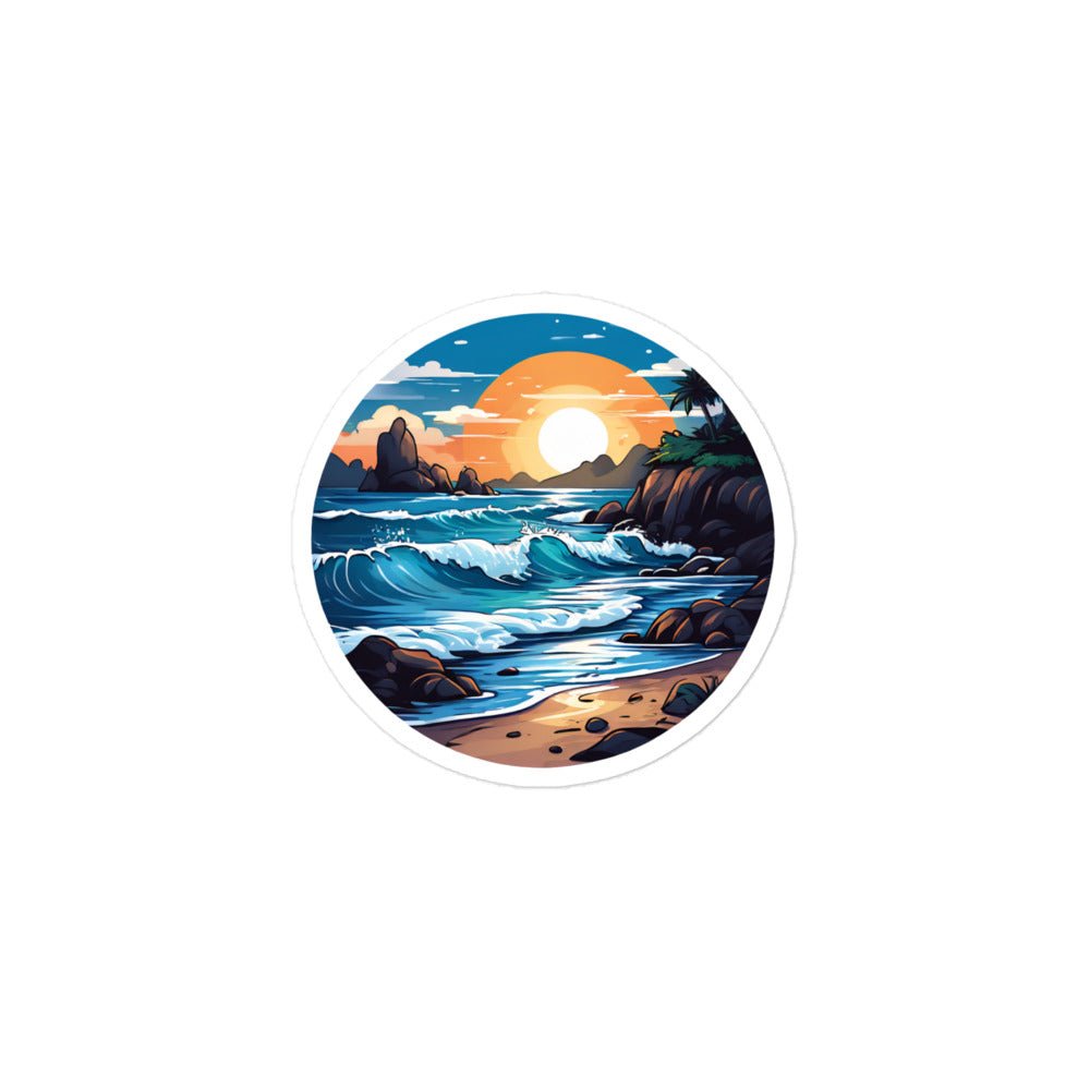 Beach Bubble - free Stickers - Stickers - Discovery Co.