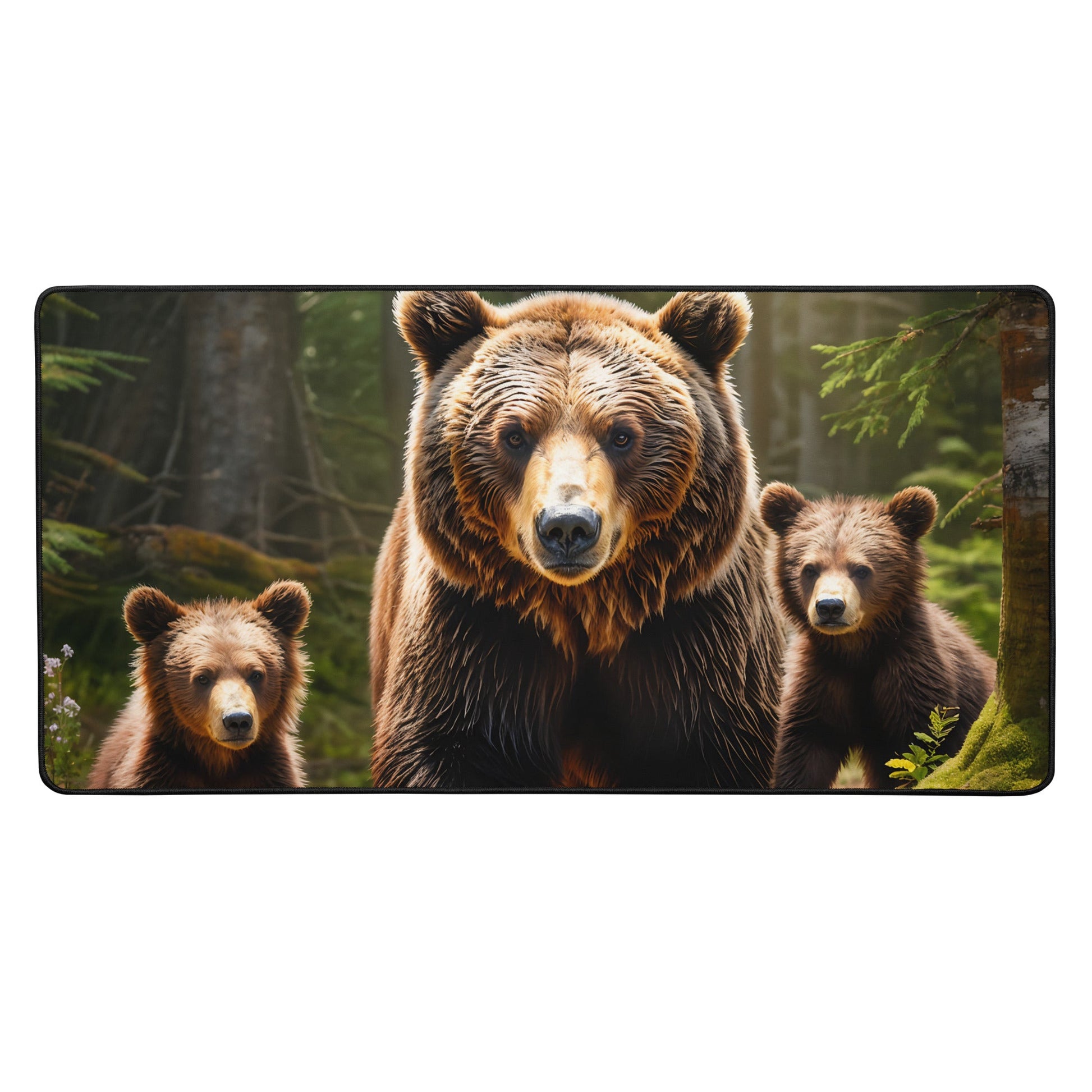 Bear Family Desk Mat - Mouse Pads - Discovery Co.