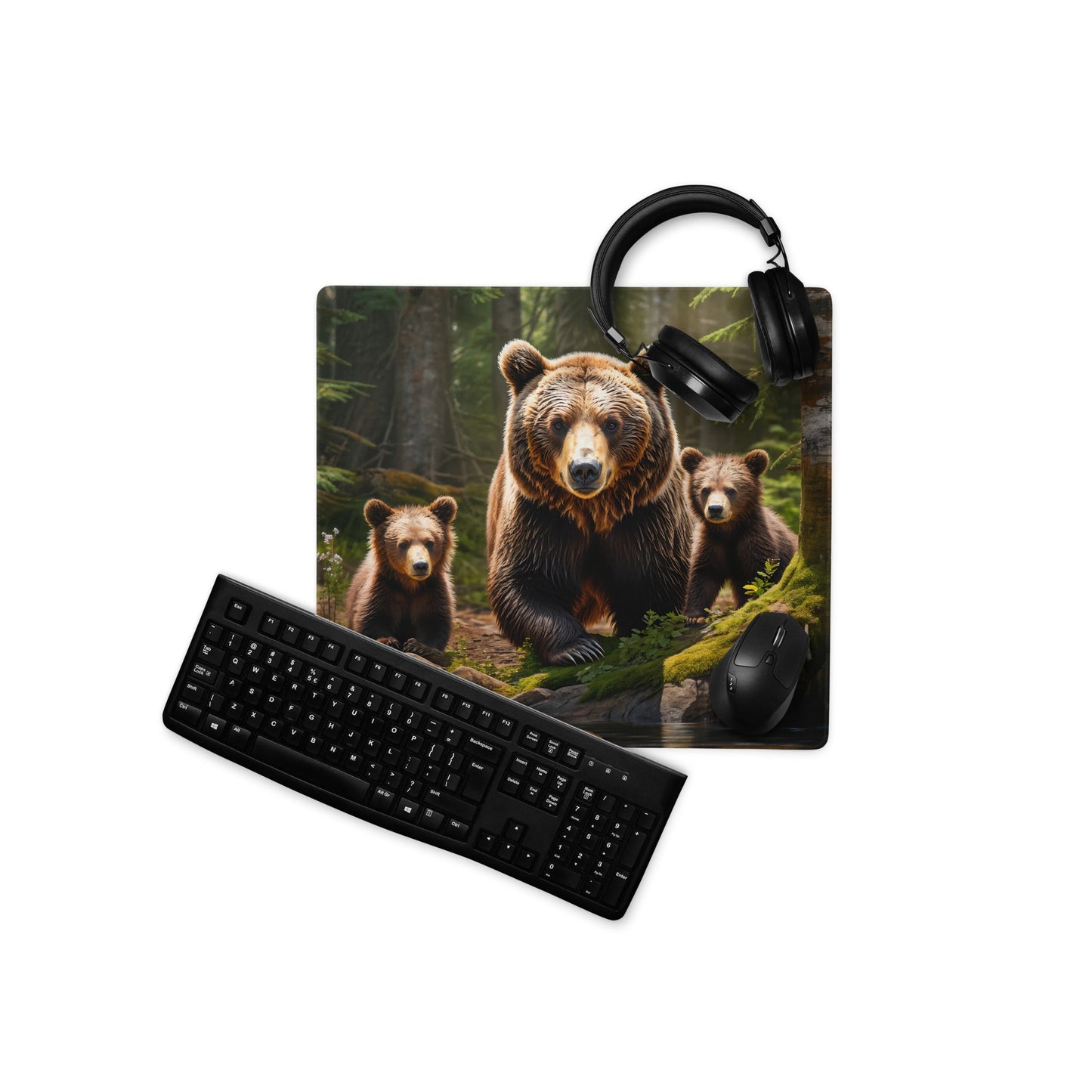 Bear Family Gaming Mouse Pad - Mouse Pads - Discovery Co.