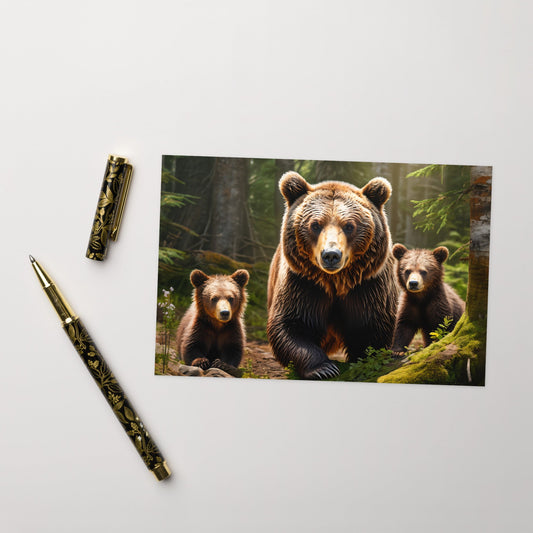 Bear Family Greeting Card - Greeting Card - Discovery Co.