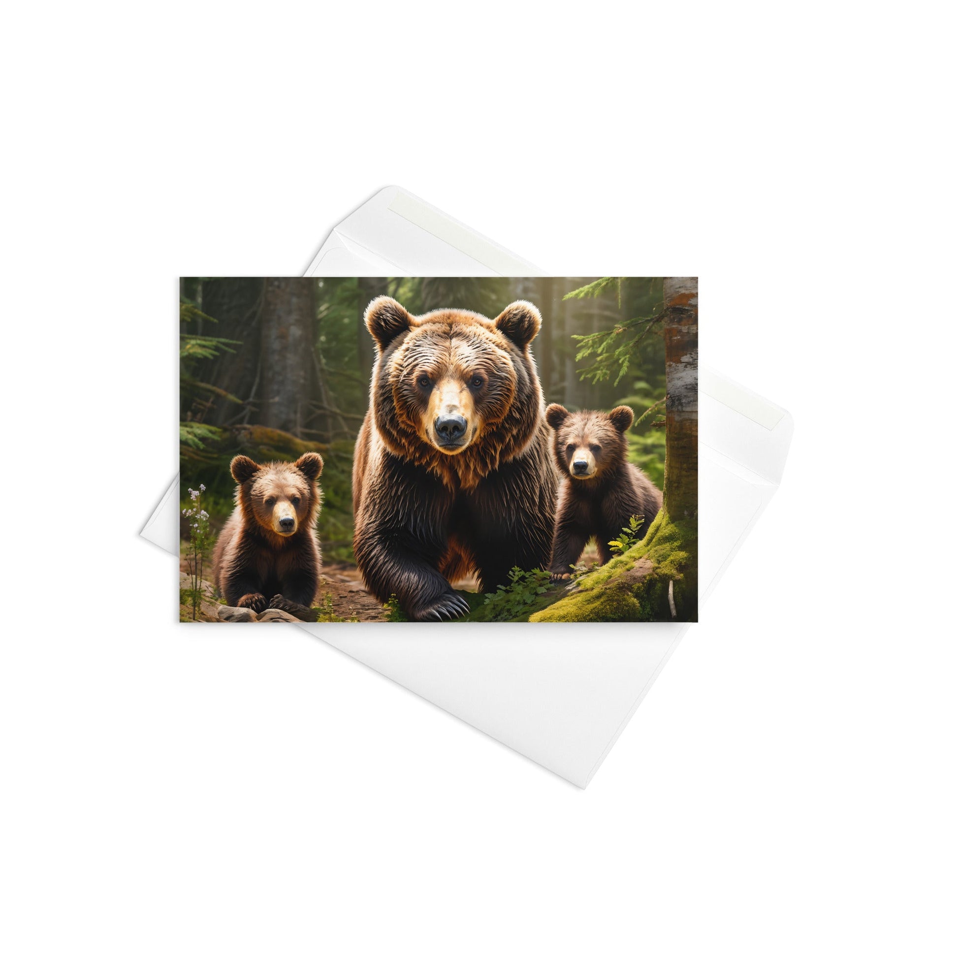 Bear Family Greeting Card - Greeting Card - Discovery Co.