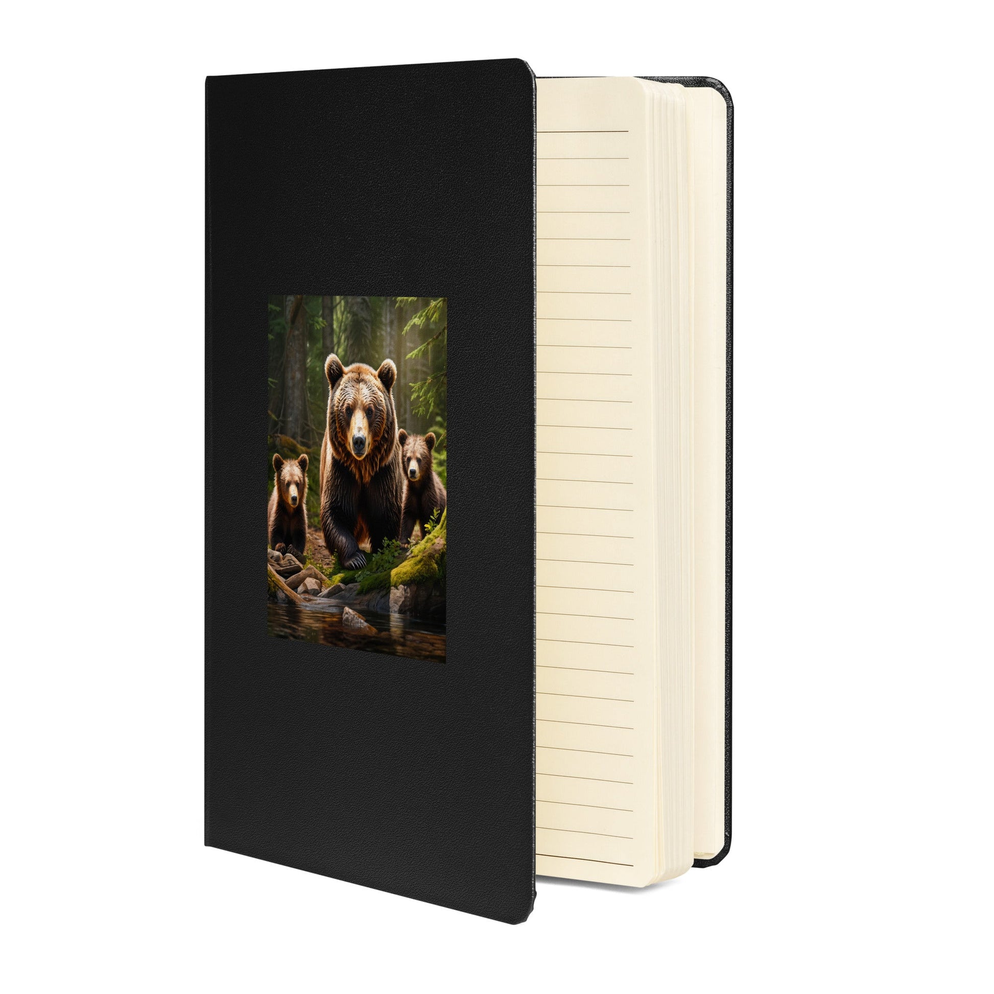 Bear Family Hardcover Bound Notebook - Hardcover Bound Notebooks - Discovery Co.