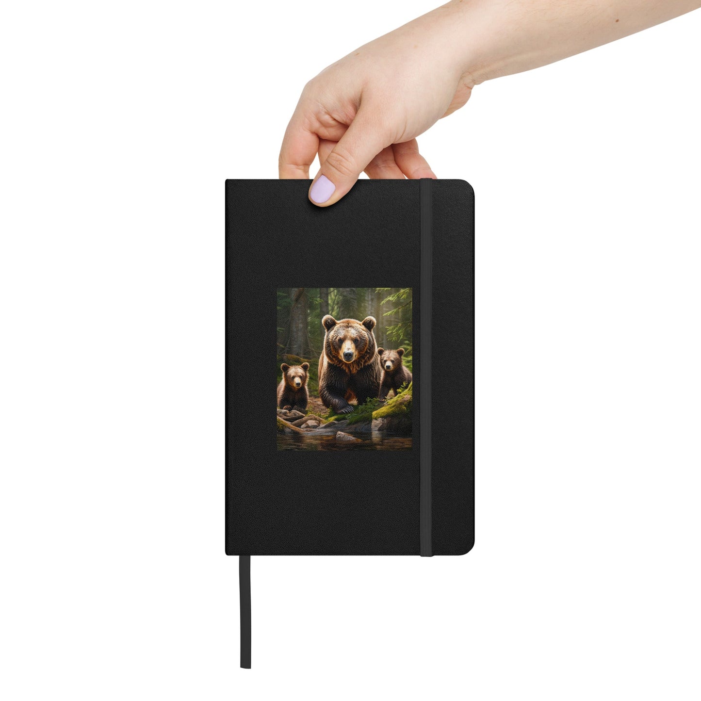 Bear Family Hardcover Bound Notebook - Hardcover Bound Notebooks - Discovery Co.