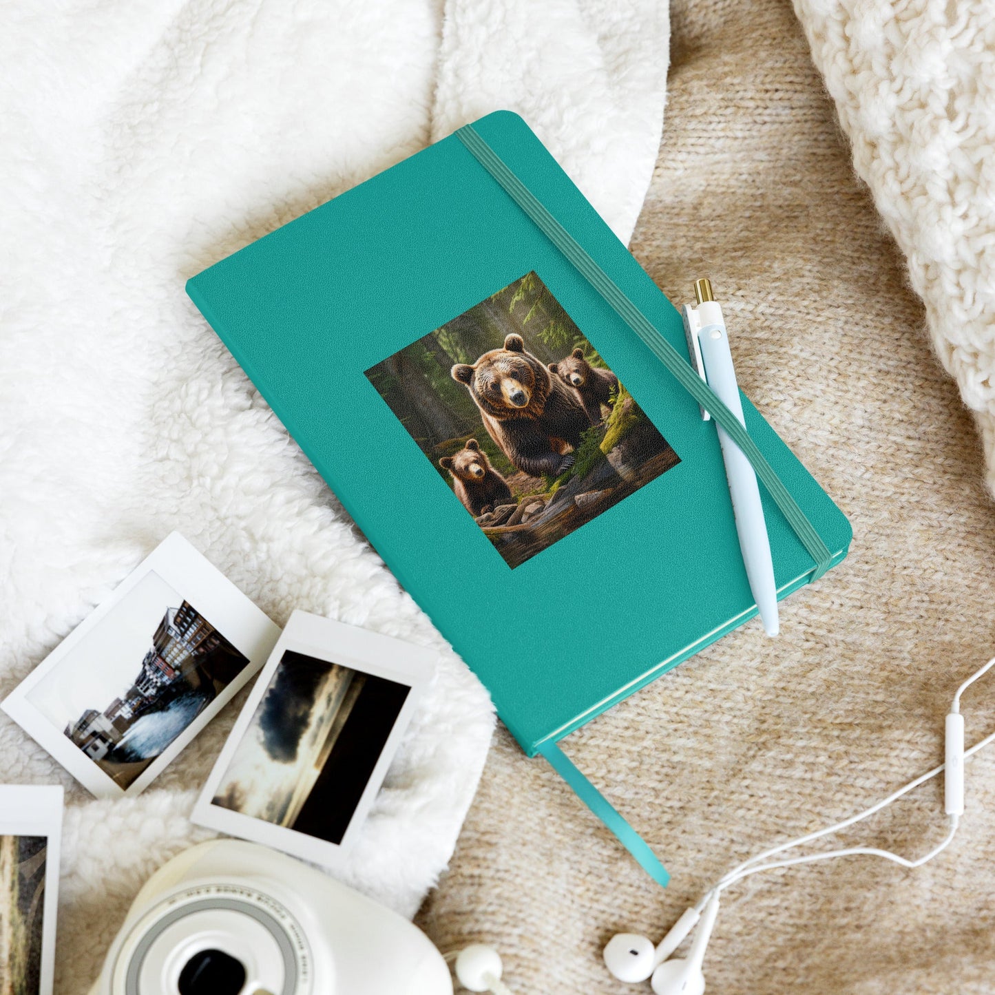 Bear Family Hardcover Bound Notebook - Hardcover Bound Notebooks - Discovery Co.