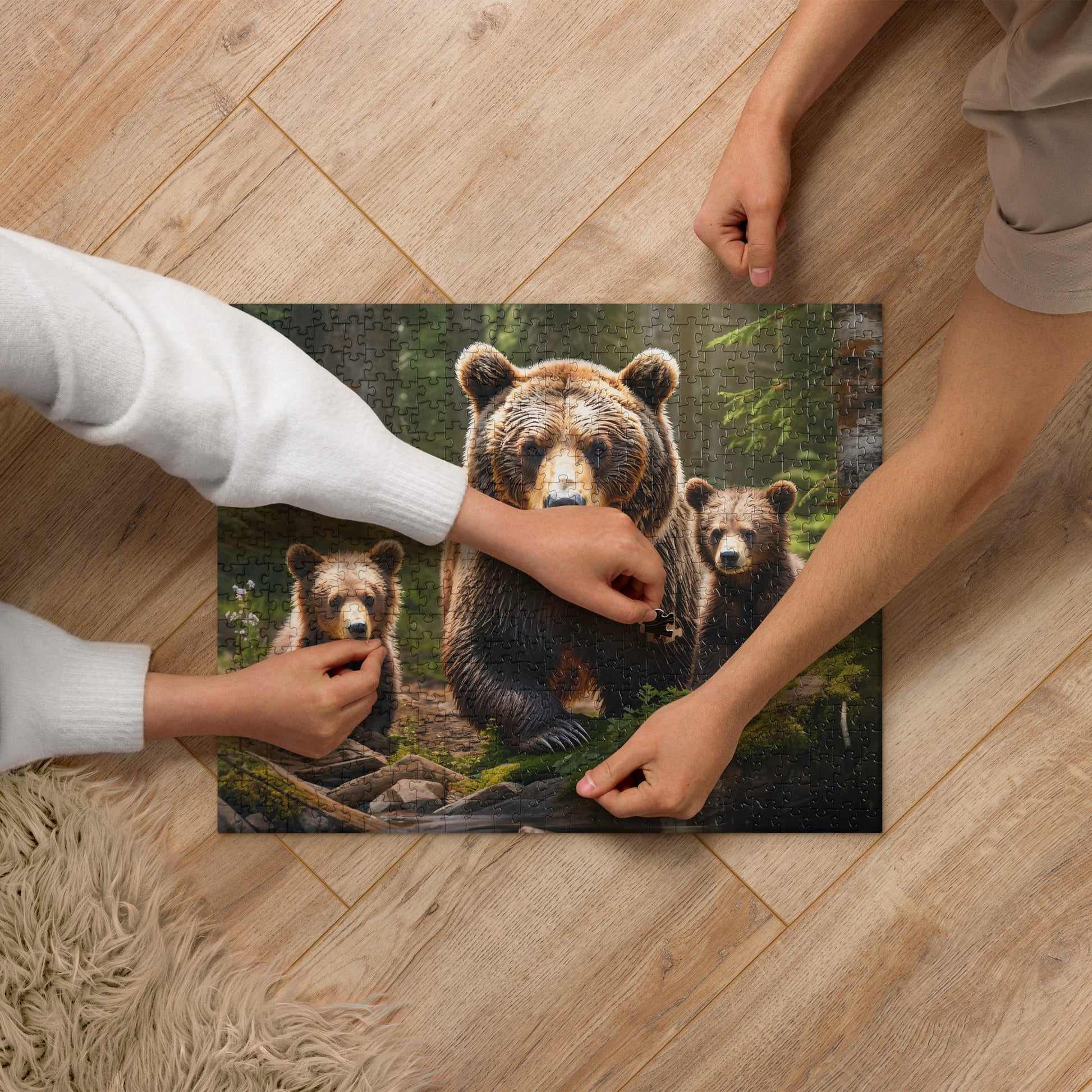 Bear Family Jigsaw Puzzle - Puzzle - Discovery Co.