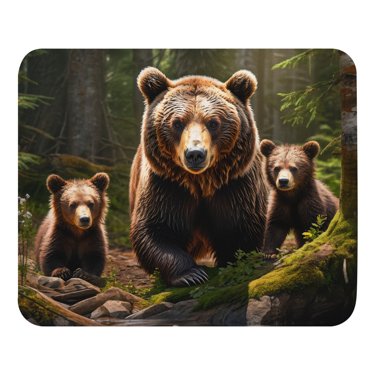 Bear Family Mouse pad - Mouse Pads - Discovery Co.