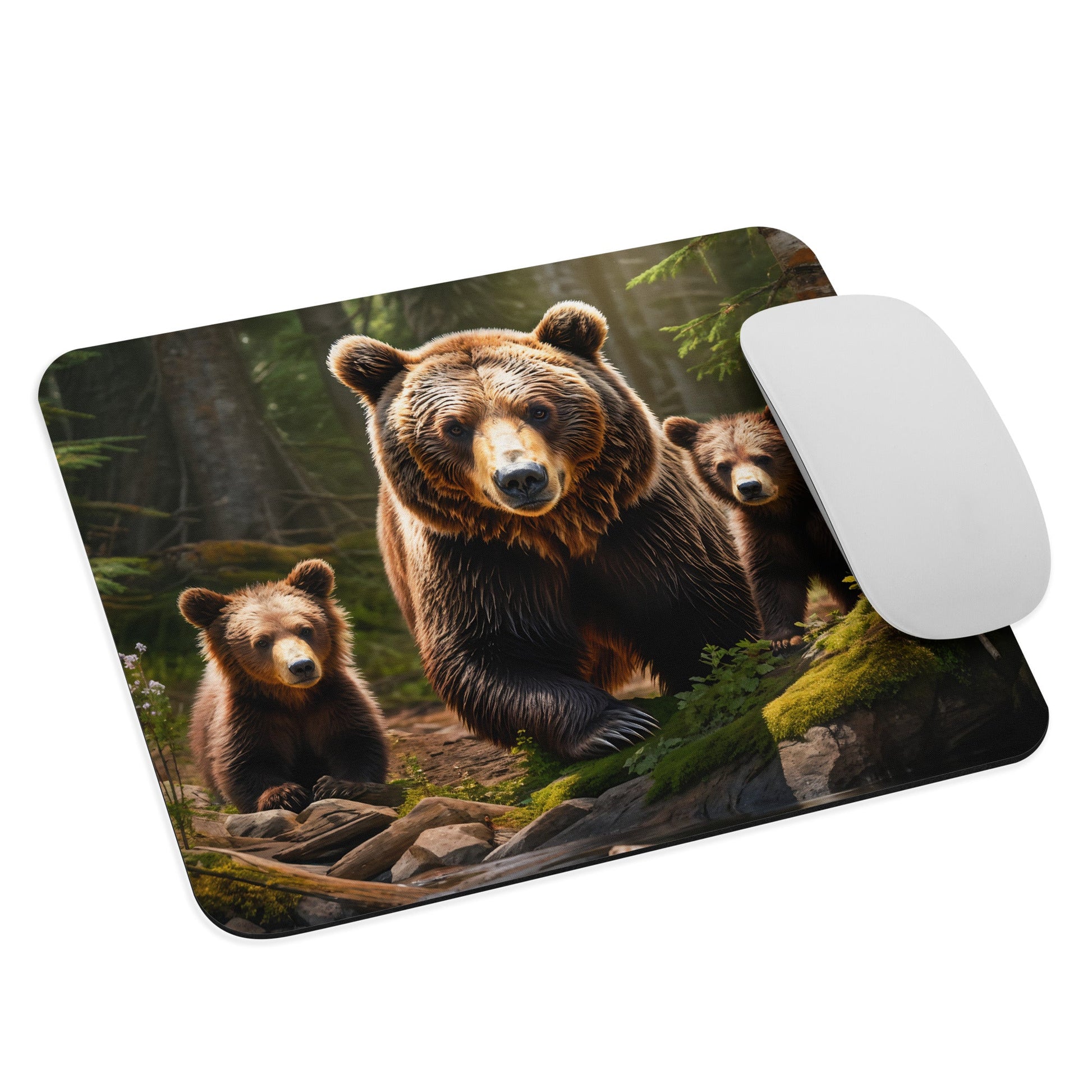 Bear Family Mouse pad - Mouse Pads - Discovery Co.