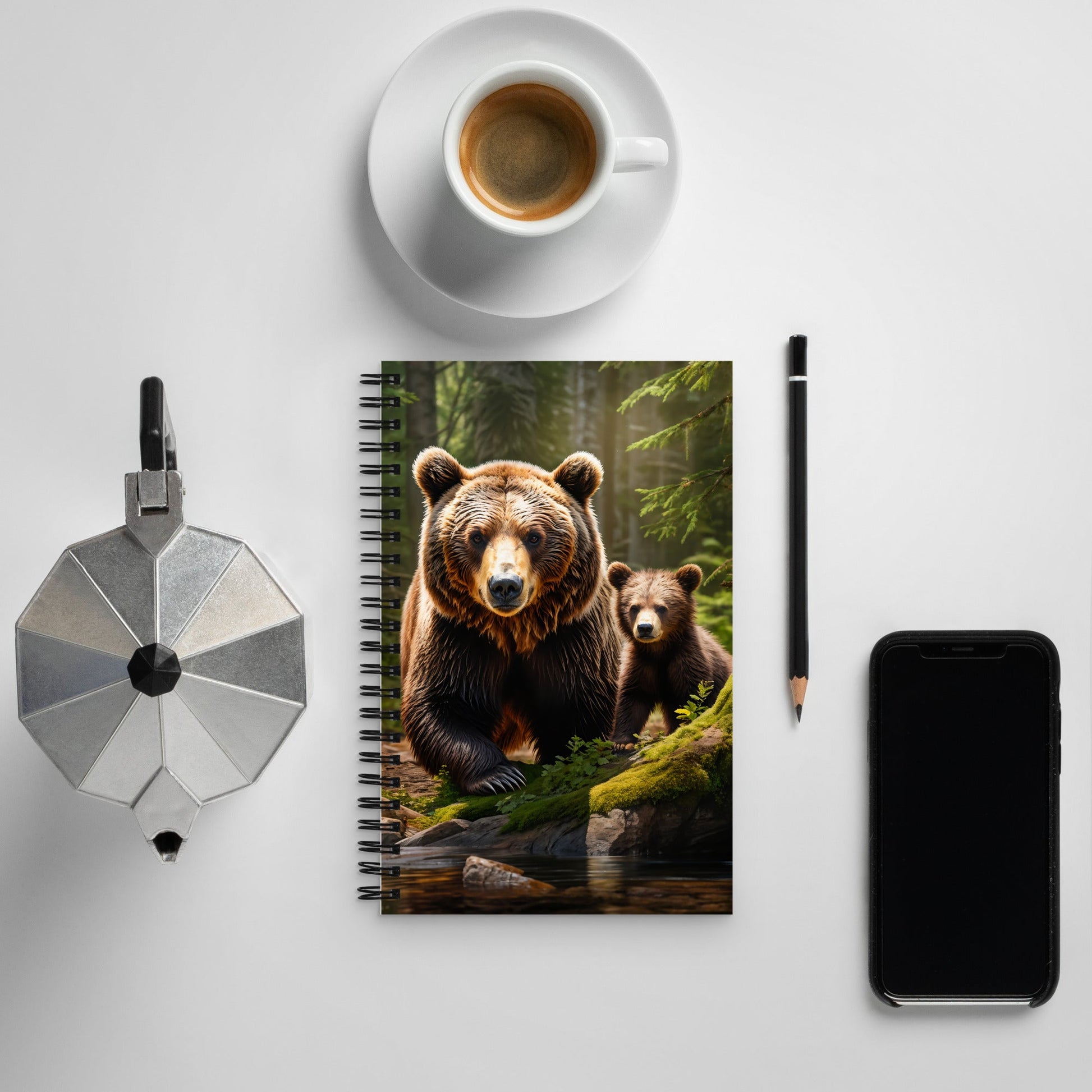 Bear Family Spiral Notebook - Spiral Notebooks - Discovery Co.