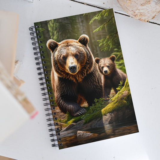 Bear Family Spiral Notebook - Spiral Notebooks - Discovery Co.