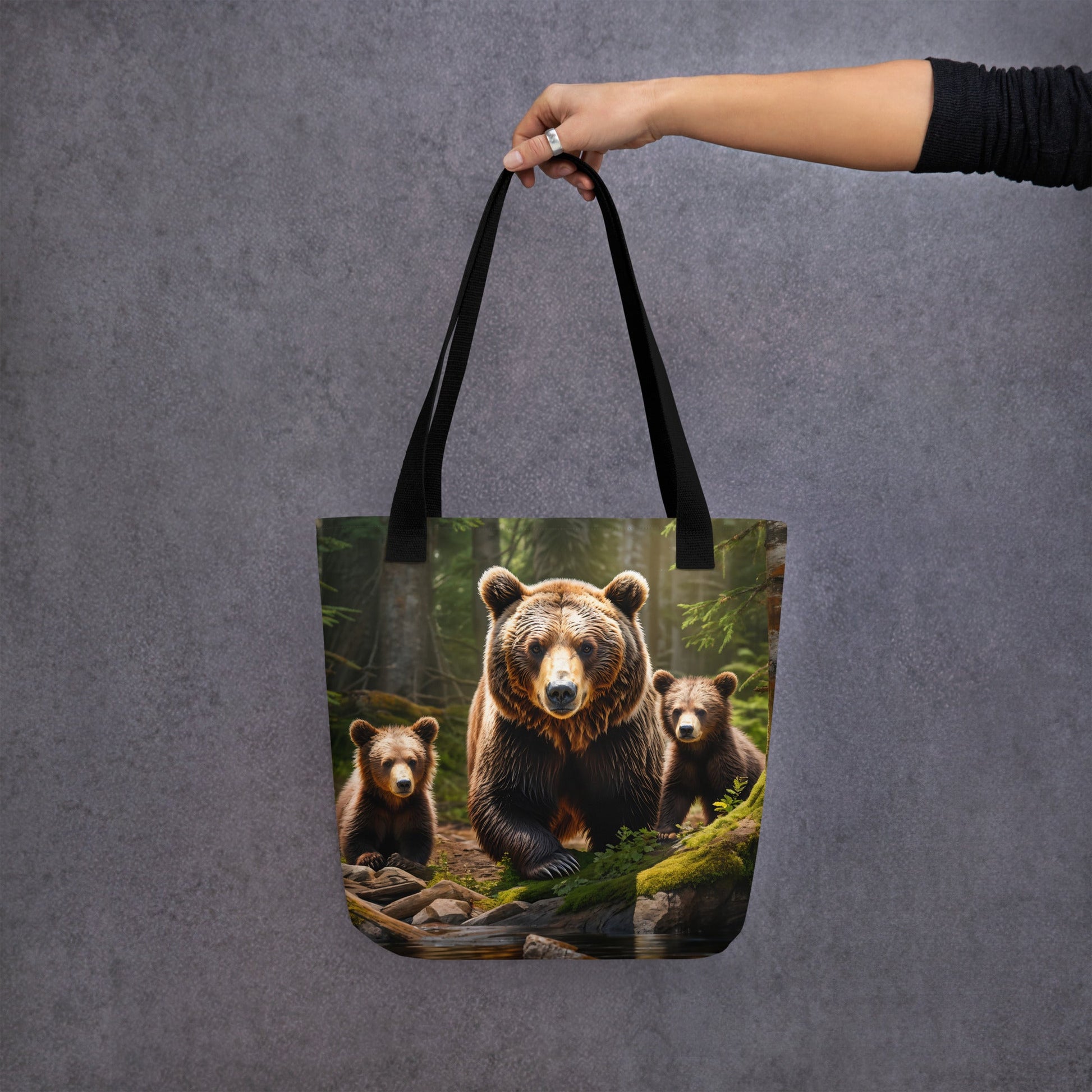 Bear Family Tote Bag - Tote Bags - Discovery Co.