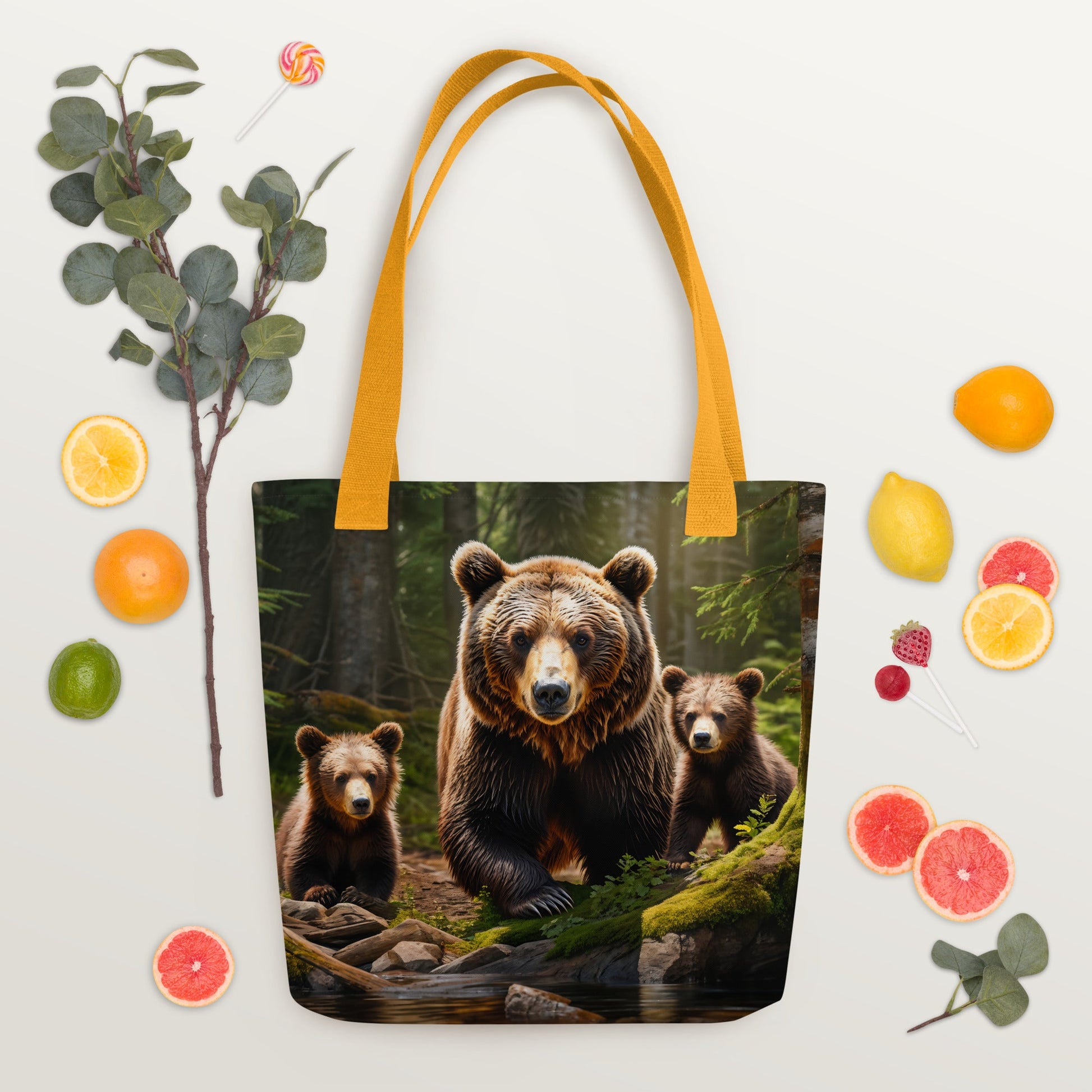 Bear Family Tote Bag - Tote Bags - Discovery Co.