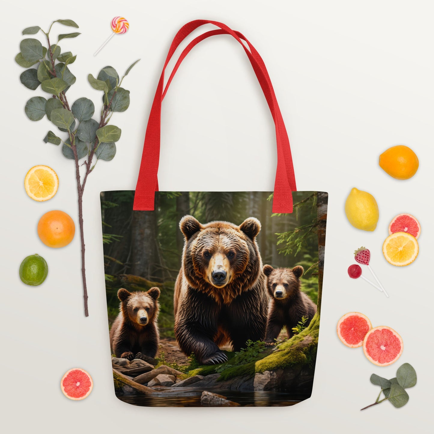 Bear Family Tote Bag - Tote Bags - Discovery Co.