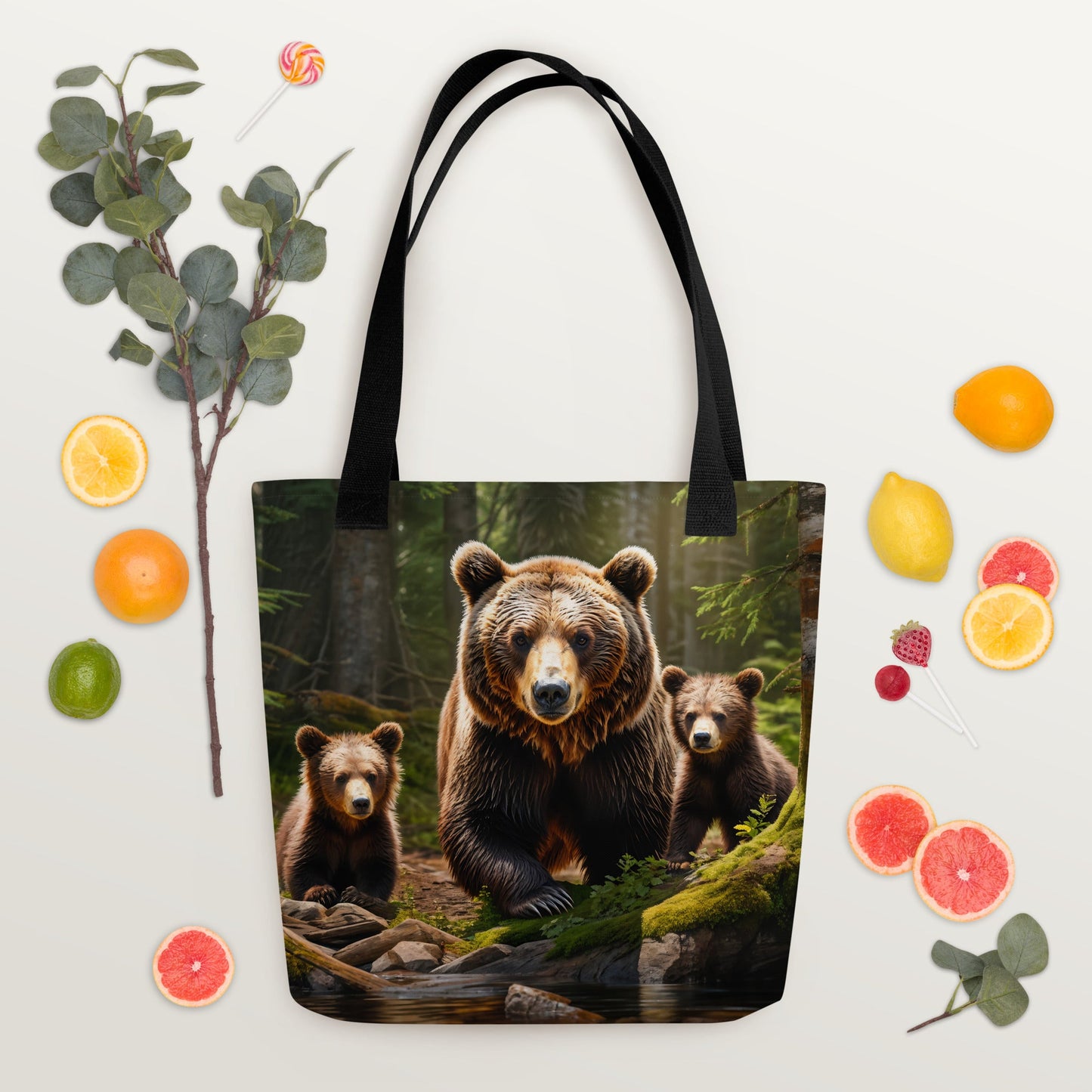 Bear Family Tote Bag - Tote Bags - Discovery Co.