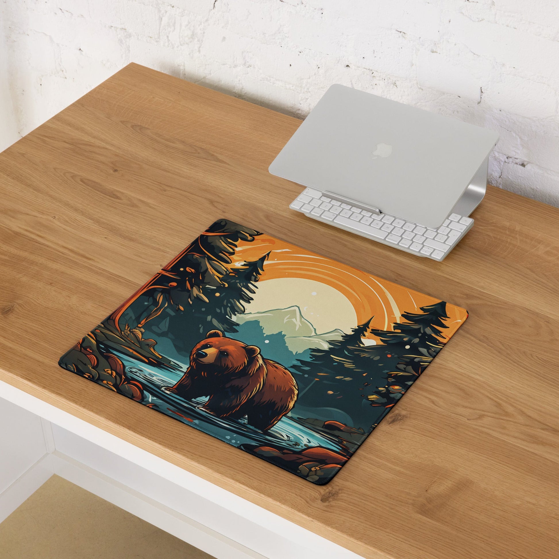 Bear In The Forest Gaming Mouse Pad - Mouse Pads - Discovery Co.