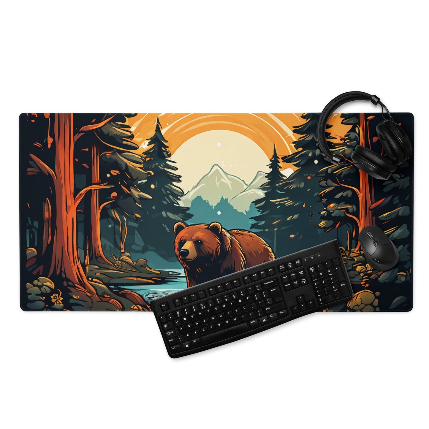 Bear In The Forest Gaming Mouse Pad - Mouse Pads - Discovery Co.