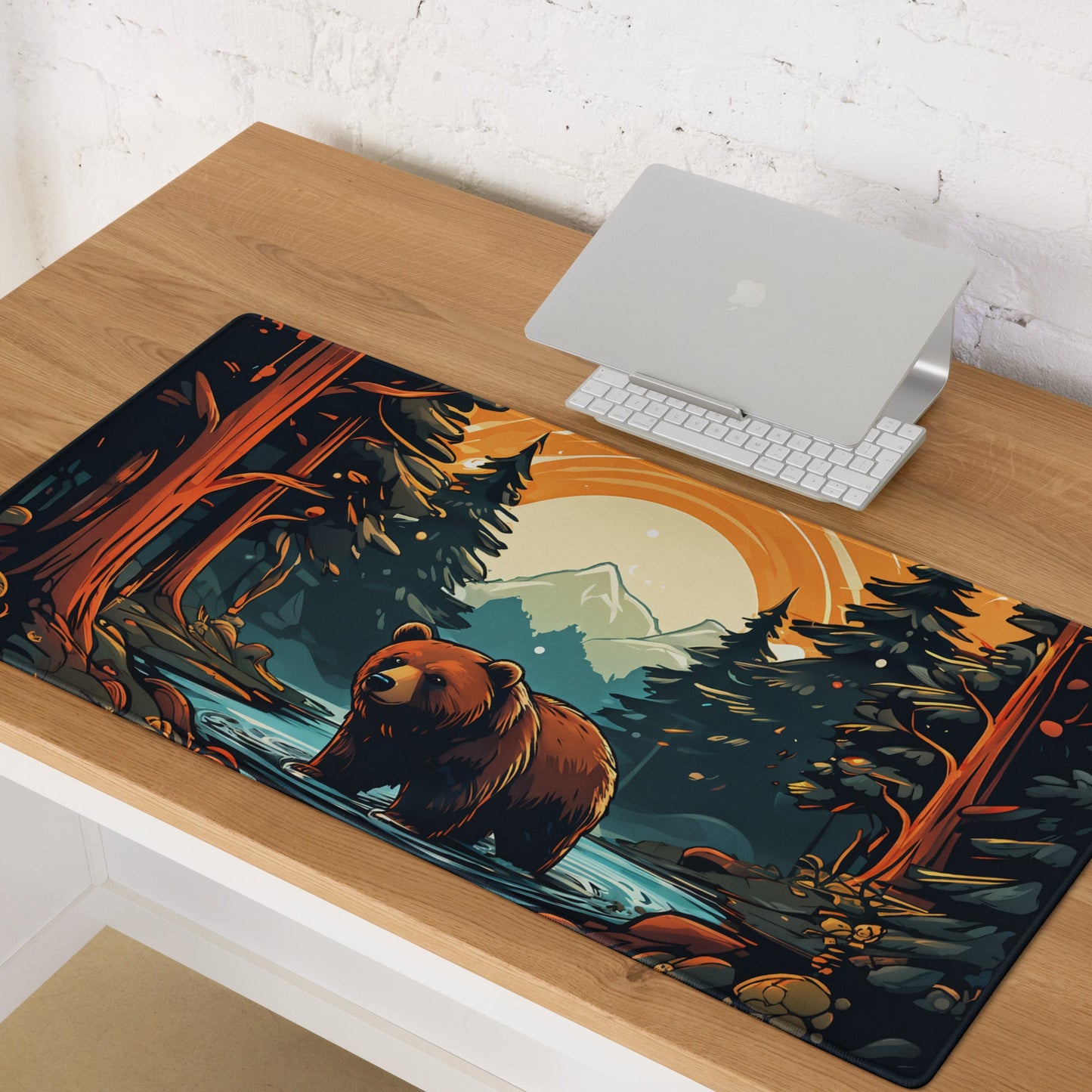 Bear In The Forest Gaming Mouse Pad - Mouse Pads - Discovery Co.