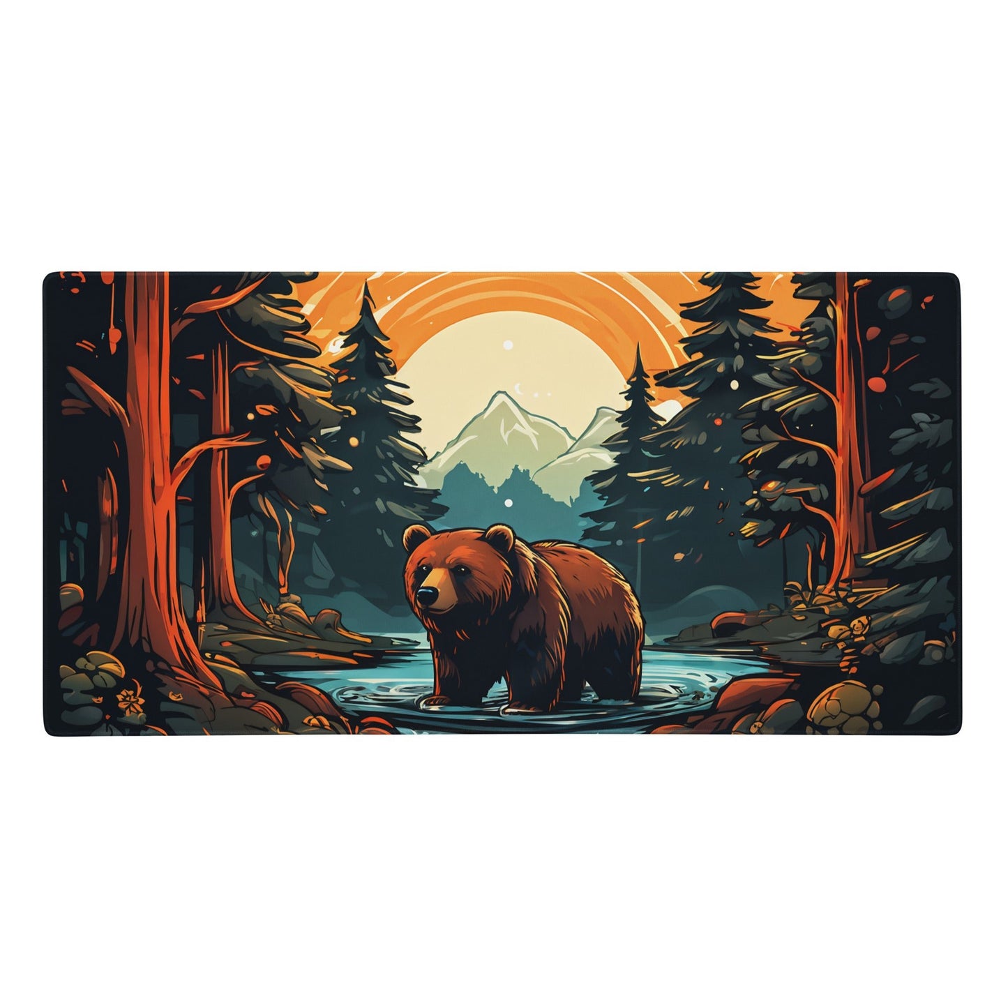 Bear In The Forest Gaming Mouse Pad - Mouse Pads - Discovery Co.