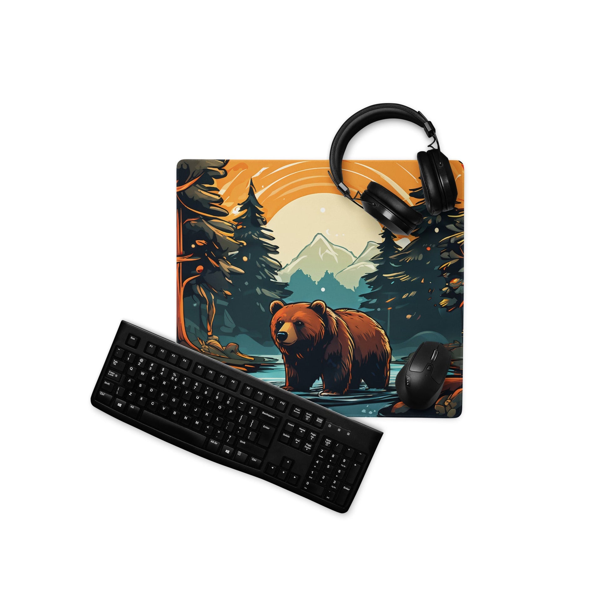 Bear In The Forest Gaming Mouse Pad - Mouse Pads - Discovery Co.