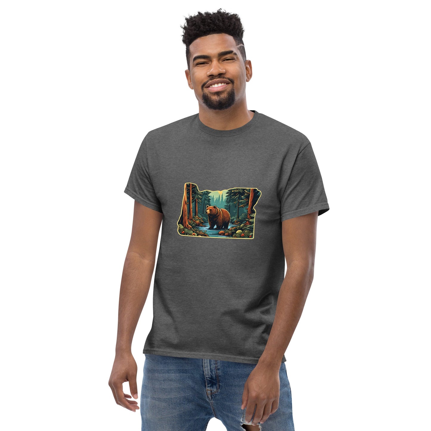 Bear In The Forest Men's Classic Tee - Men's Shirts - Discovery Co.