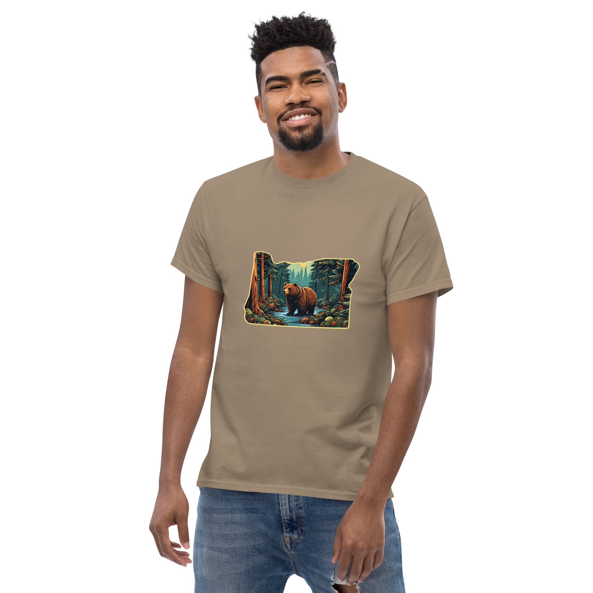 Bear In The Forest Men's Classic Tee - Men's Shirts - Discovery Co.