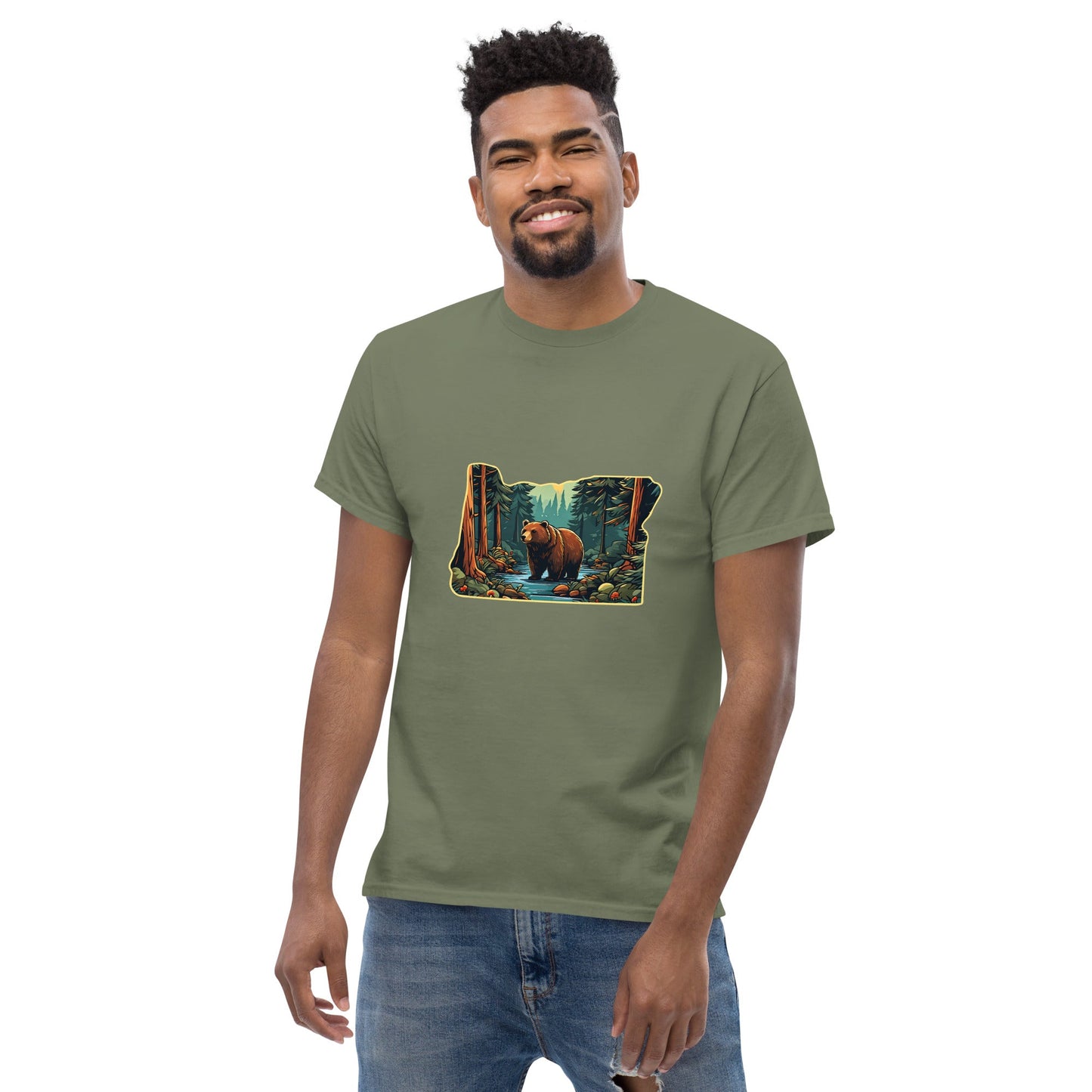 Bear In The Forest Men's Classic Tee - Men's Shirts - Discovery Co.