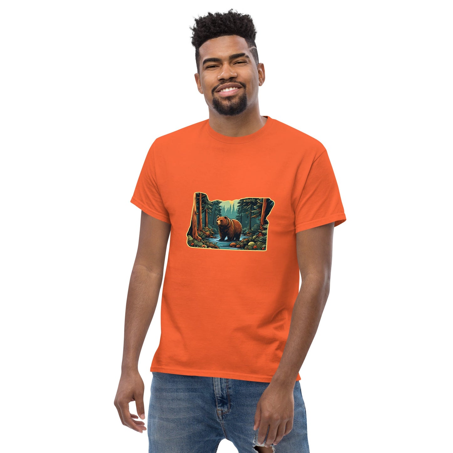 Bear In The Forest Men's Classic Tee - Men's Shirts - Discovery Co.