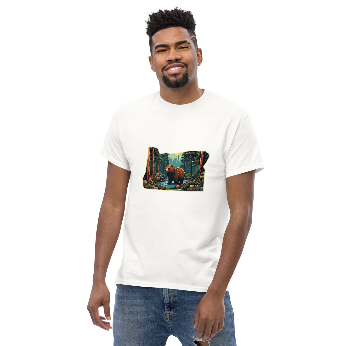 Bear In The Forest Men's Classic Tee - Men's Shirts - Discovery Co.