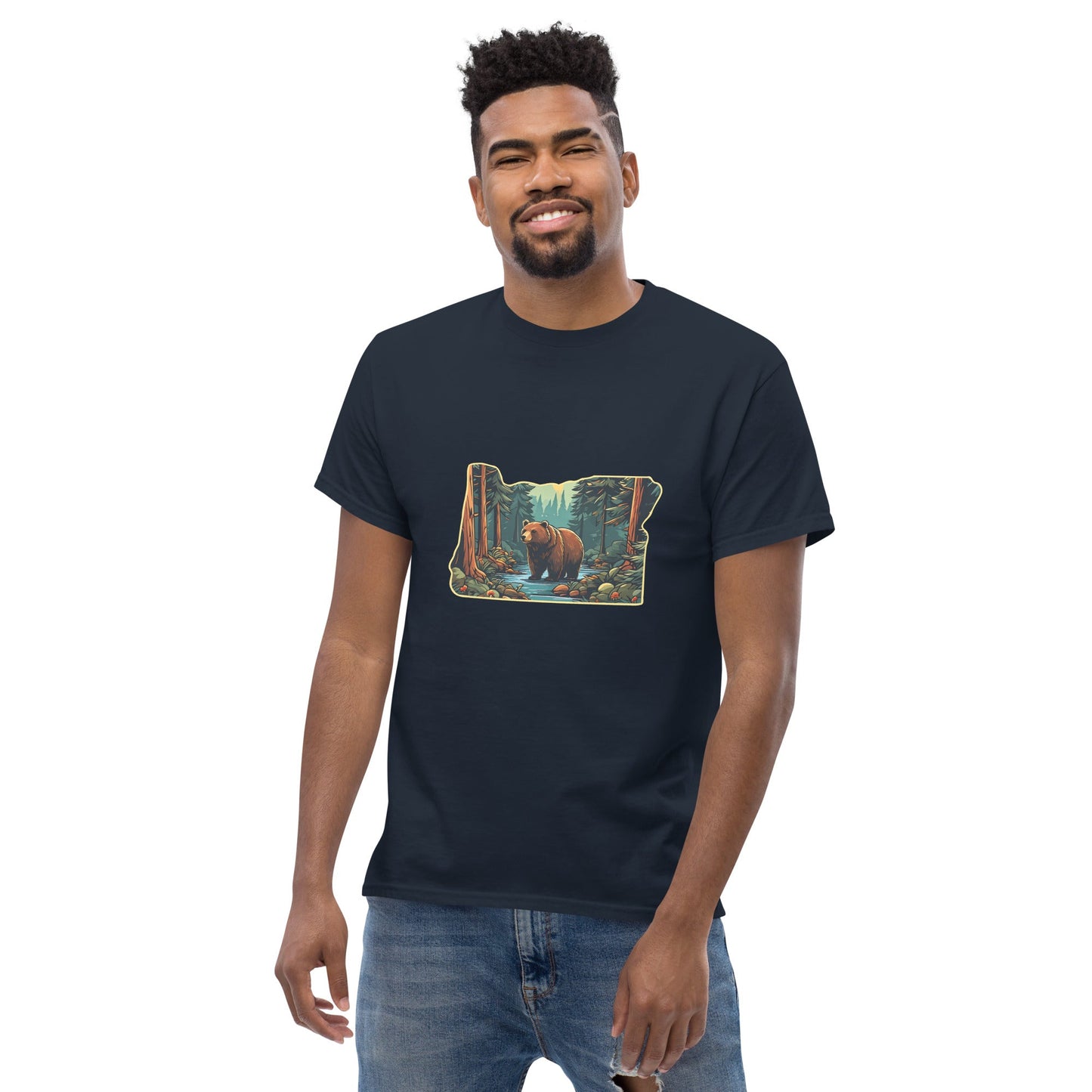 Bear In The Forest Men's Classic Tee - Men's Shirts - Discovery Co.