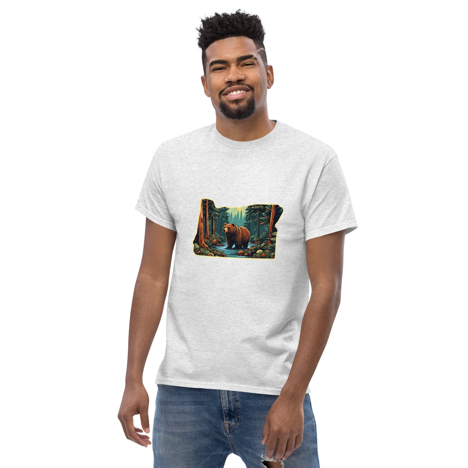 Bear In The Forest Men's Classic Tee - Men's Shirts - Discovery Co.