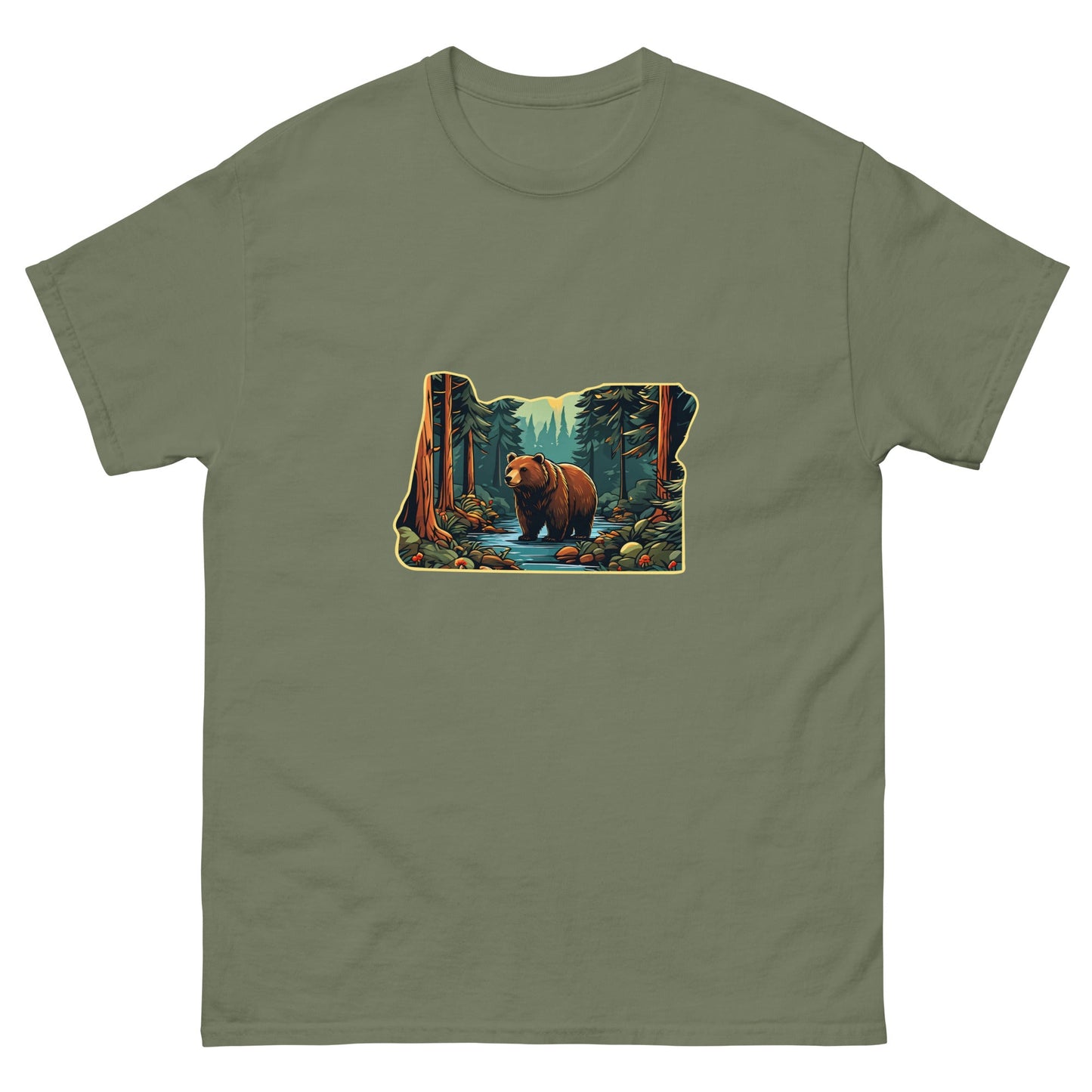 Bear In The Forest Men's Classic Tee - Men's Shirts - Discovery Co.