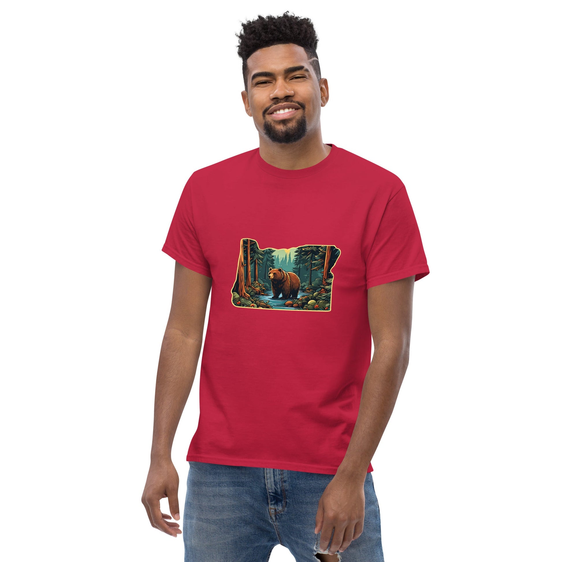 Bear In The Forest Men's Classic Tee - Men's Shirts - Discovery Co.