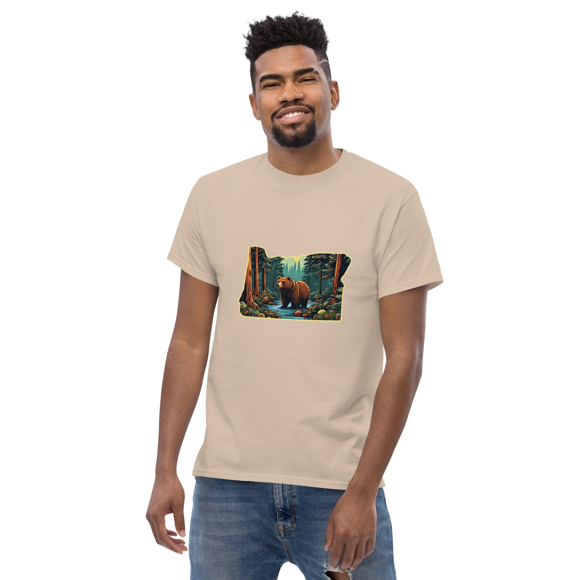 Bear In The Forest Men's Classic Tee - Men's Shirts - Discovery Co.