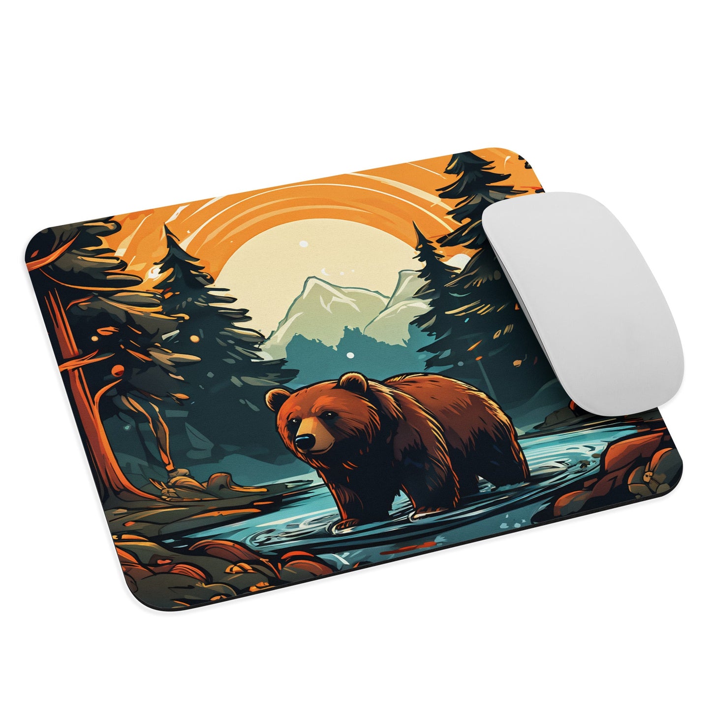 Bear In The Forest Mouse Pad - Mouse Pads - Discovery Co.