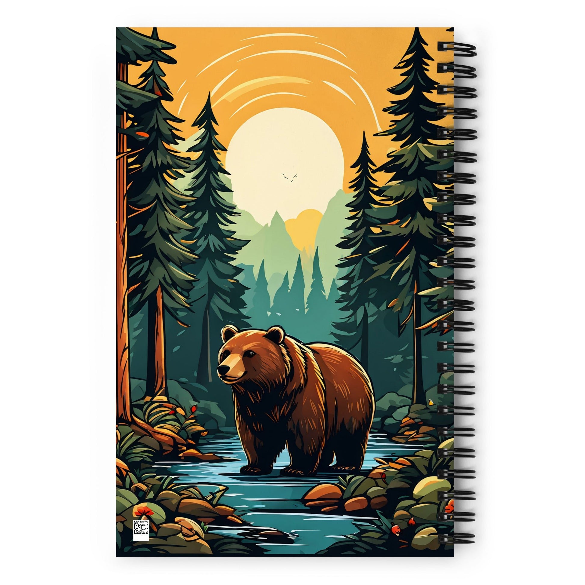 Bear In The Forest Spiral Notebook - Spiral Notebooks - Discovery Co.