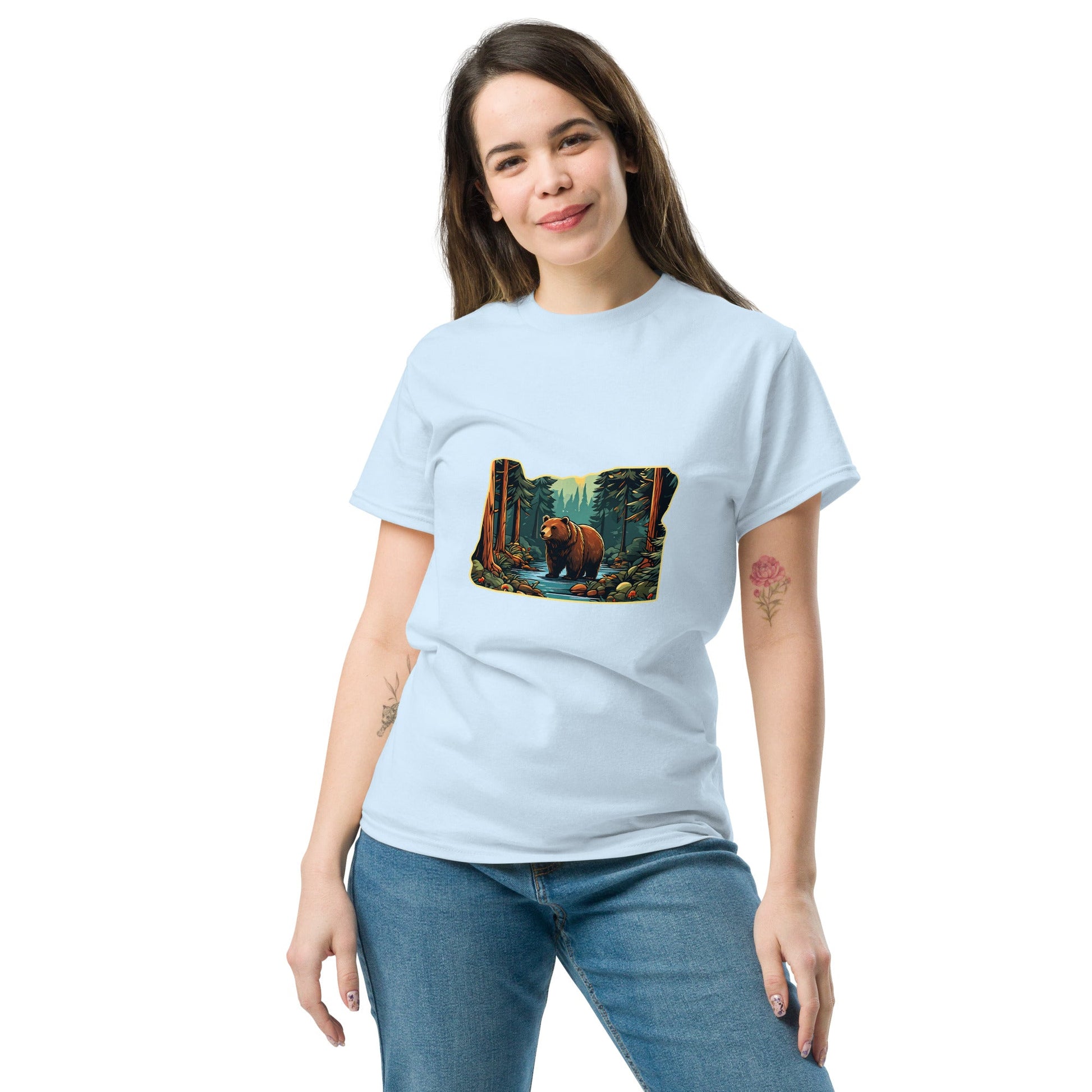 Bear In The Forest Women's Classic Tee - Women's Shirts - Discovery Co.