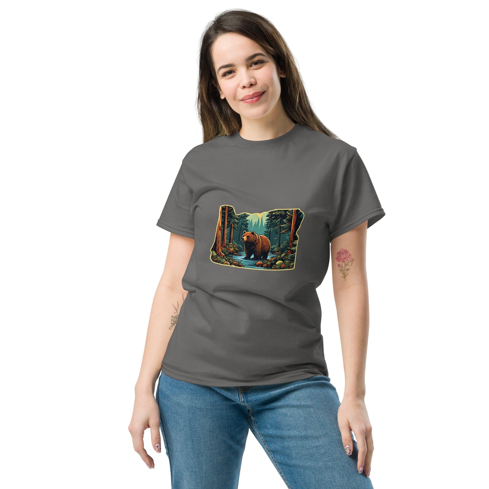 Bear In The Forest Women's Classic Tee - Women's Shirts - Discovery Co.